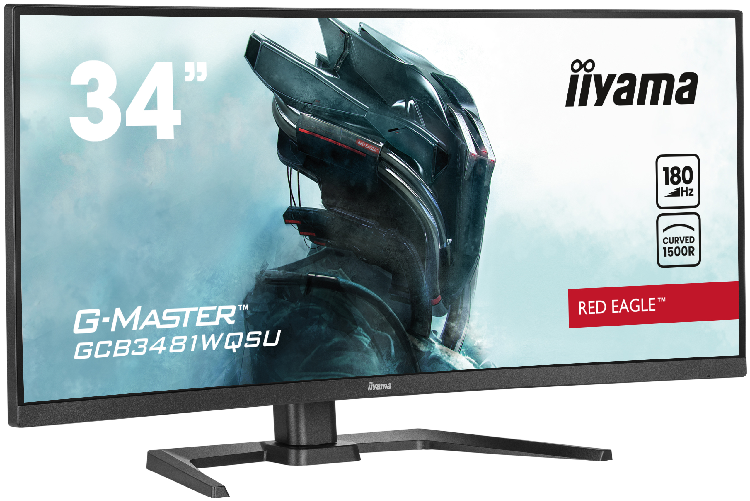 Iiyama G-MASTER GCB3481WQSU-B1 RED EAGLE | 34" Iiyama G-MASTER GCB3481WQSU-B1 RED EAGLE | 34"