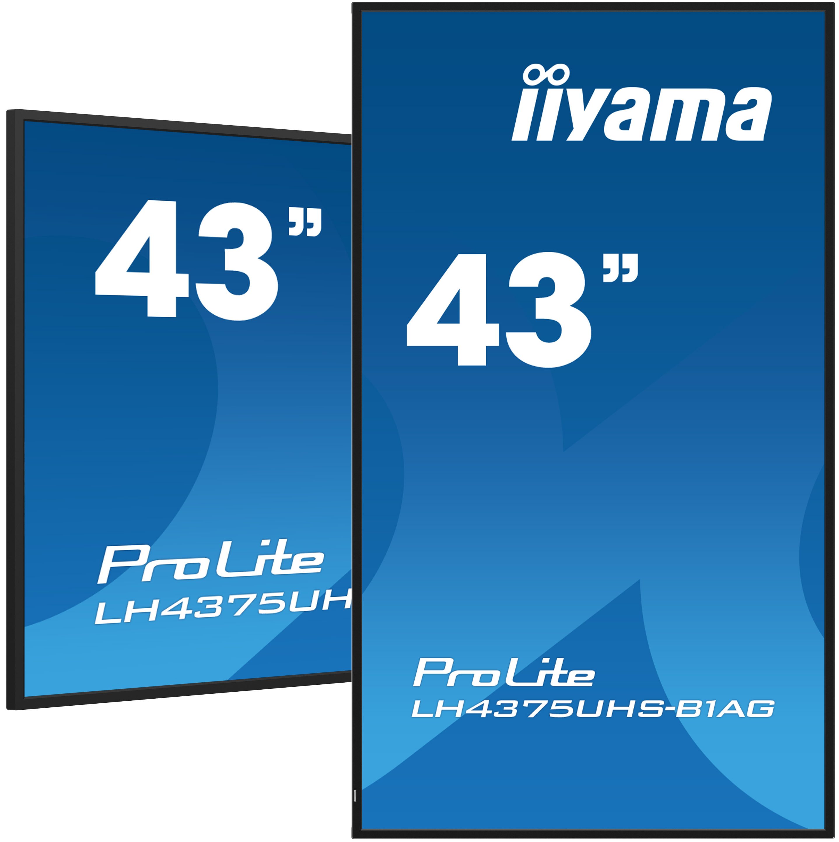 Iiyama ProLite LH4375UHS-B1AG | 43" Iiyama ProLite LH4375UHS-B1AG | 43"