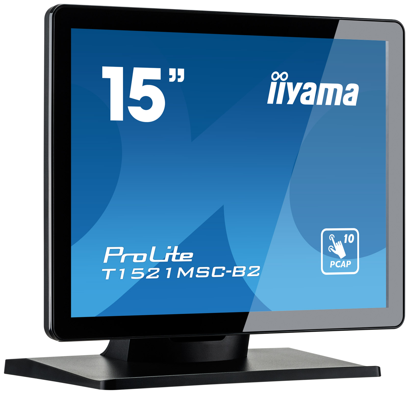 Iiyama ProLite T1521MSC-B2 | 15" | 10-Punkt PCAP Touchscreen Monitor