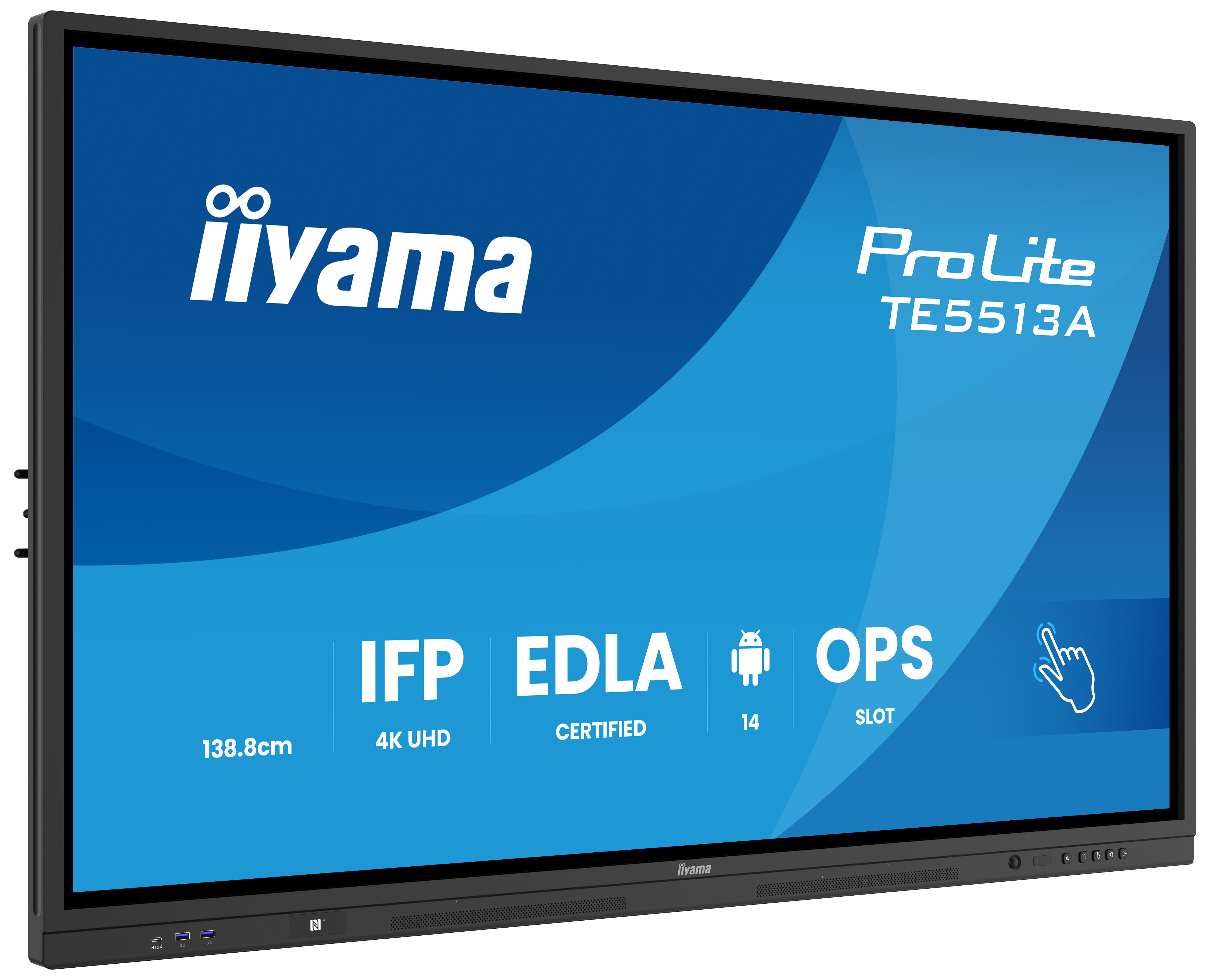 Iiyama ProLite TE5513A-B3AG | 55" | 4K UHD | Whiteboard Display