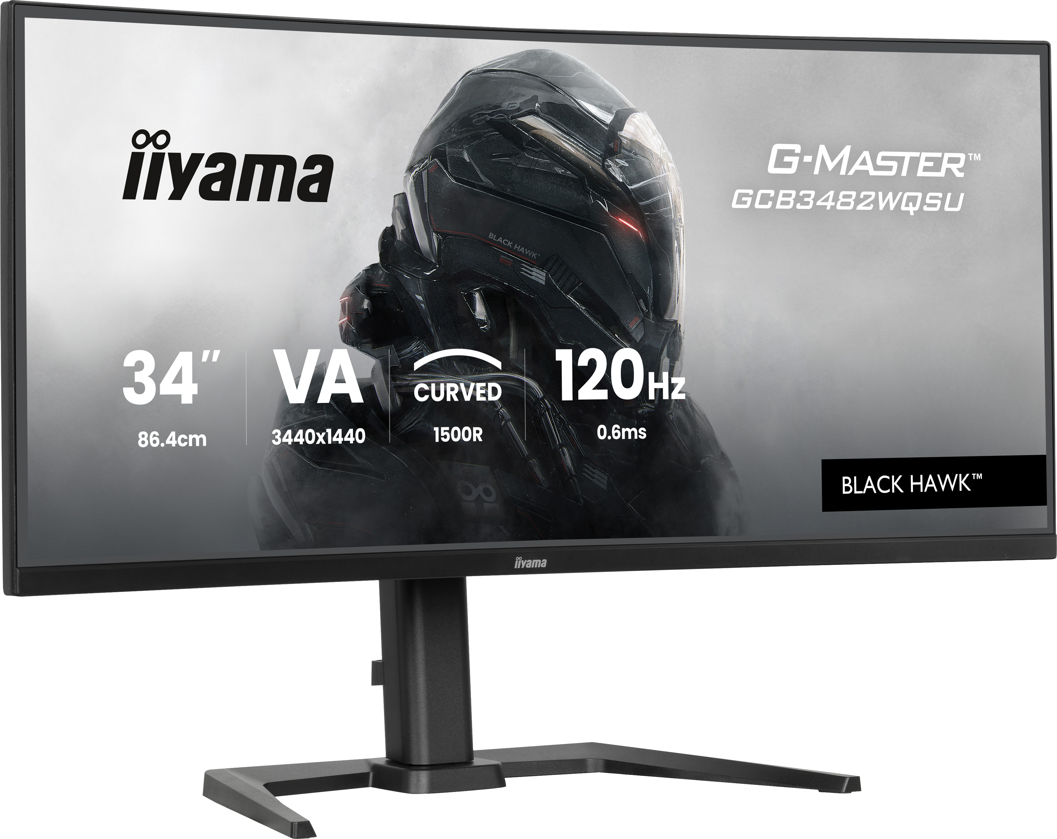 iiyama G-MASTER GCB3482WQSU-B1 | 34" WQHD Curved Gaming Monitor
