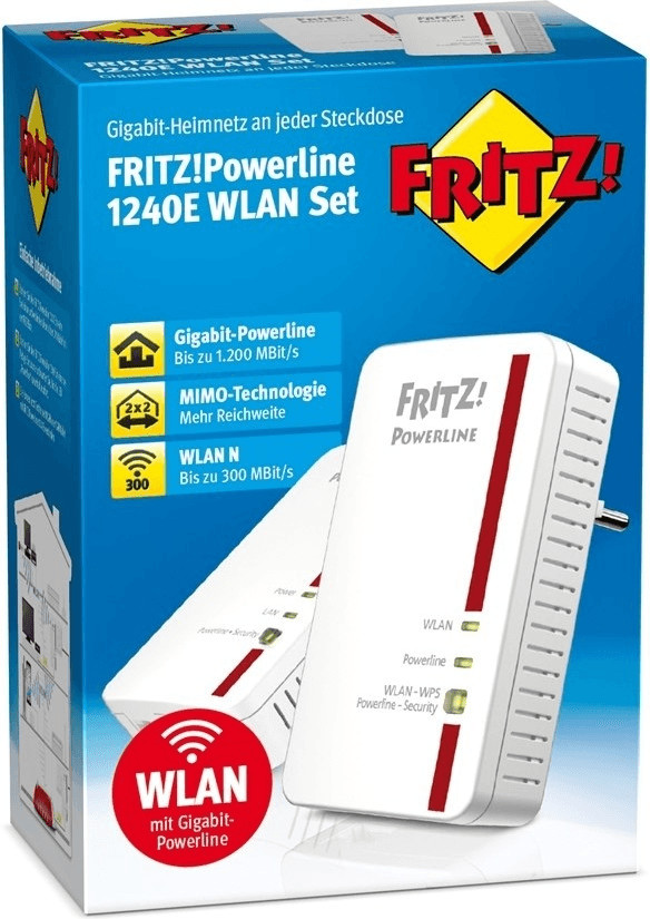 AVM FRITZ!Powerline 1240E WLAN Set