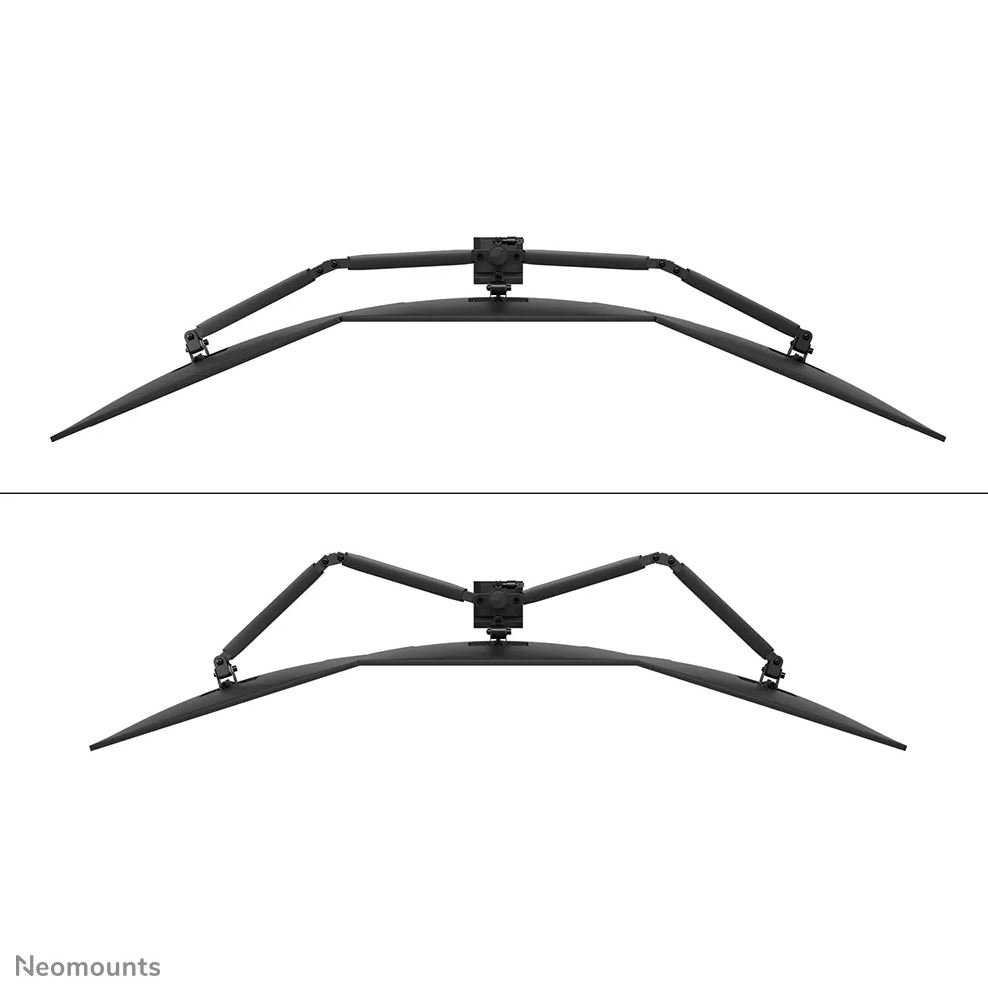Neomounts DS60-600BL3 Monitorarm 10-27" - Quick Fix - 180°-Stopp