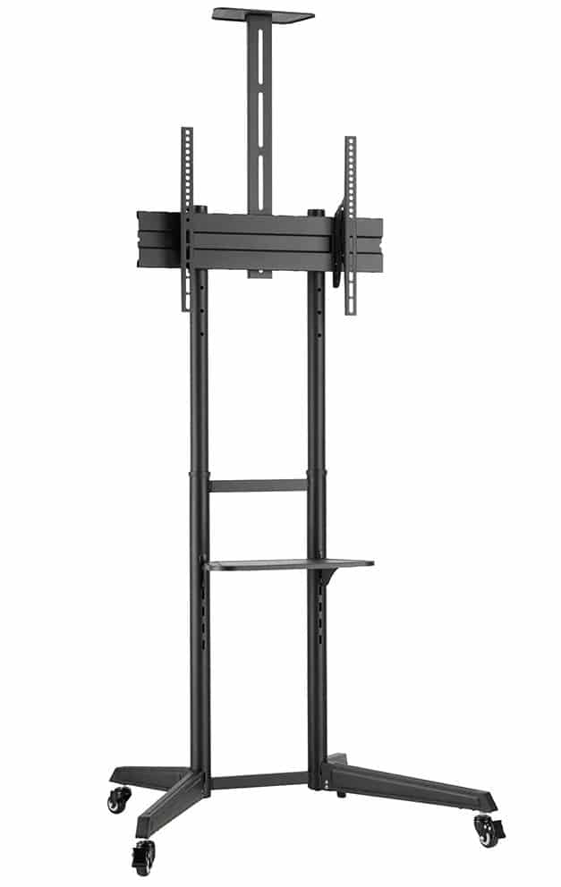 Neomounts FL50-550BL1 | 37" - 70" | manuell höhenverstellbar Rollwagen inkl. Kamerahalterung