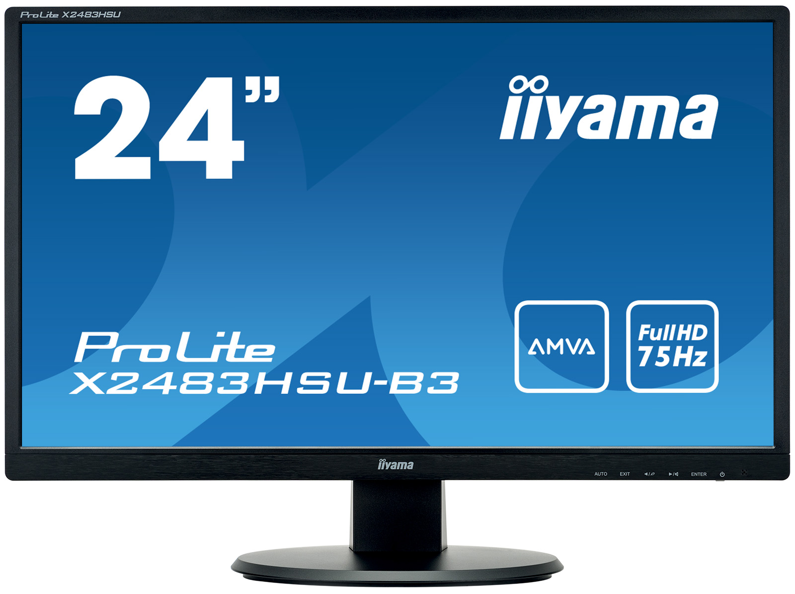 Iiyama ProLite X2483HSU-B3 | 23,8" (60,5cm) | High-End AMVA Panel Monitor