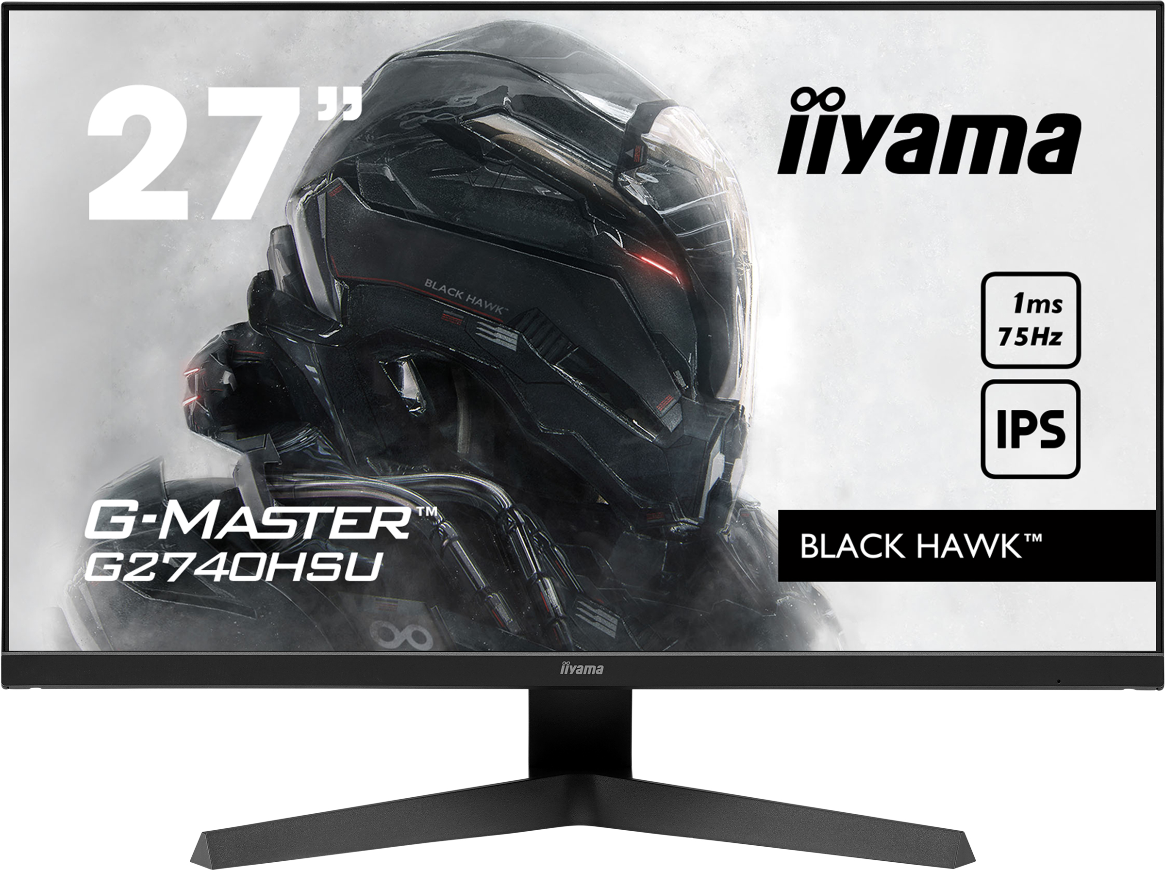 Iiyama G-MASTER G2740HSU-B1 BLACK HAWK | 27" | 1920 x 1080 @75Hz (2.1 megapixel Full HD) | Gaming Monitor