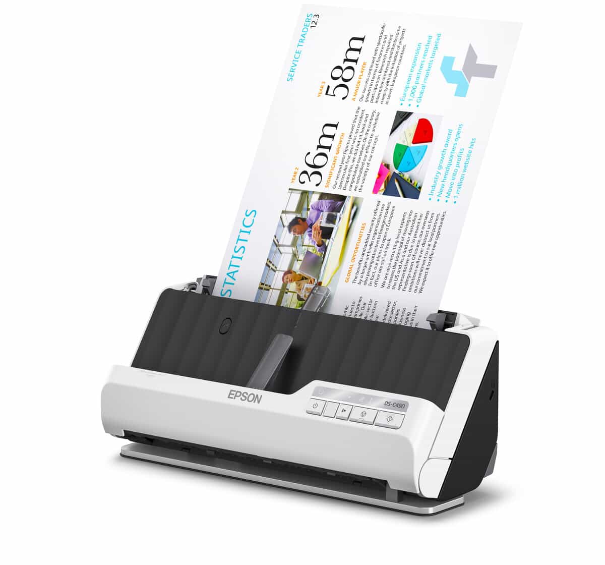  Epson Dokumentenscanner DS-C490