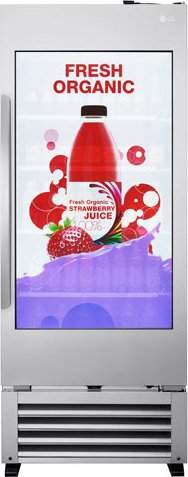 LG 49WEC-C | Kühlschrank mit transparentem Display