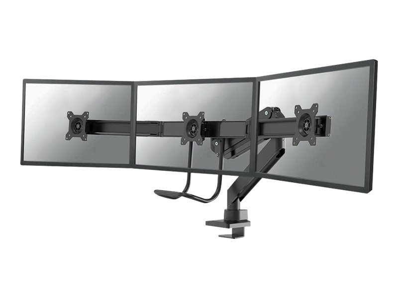 Neomounts NM-D775DX3BLACK Monitorarm 17-27" - Gasfeder - Topfix - 180°-Stopp