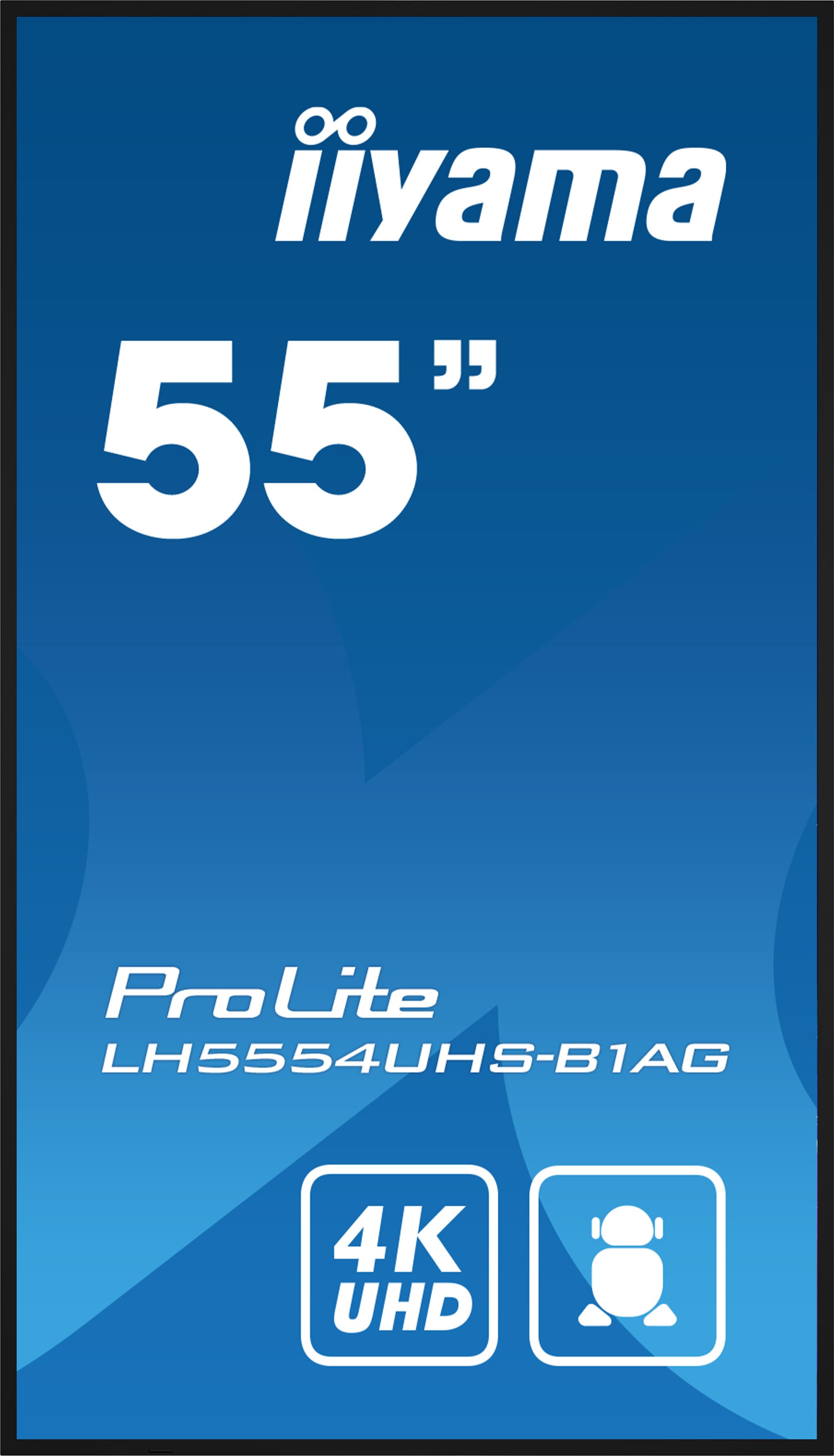 Iiyama ProLite LH5554UHS-B1AG | 54.6﻿" | 4K | 24/7 | professionelles Digital Signage Display