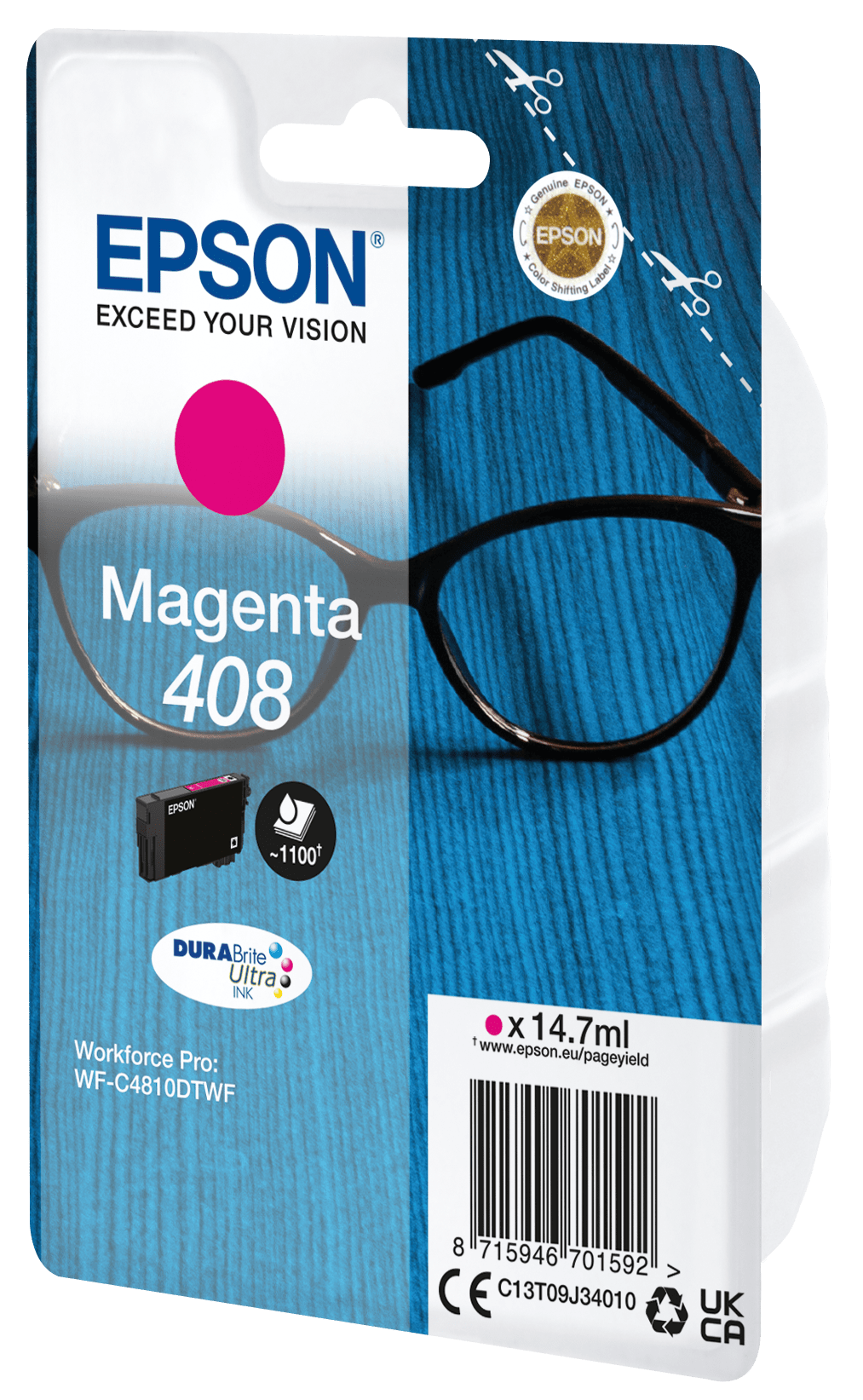 Tinte Epson 408 C13T09J34010 1.100 Seiten Magenta 