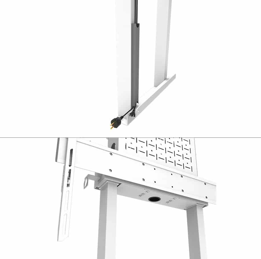 Neomounts WL55-875WH1 TV-Bodenständer 55-100" - Wand - motorisiert - TÜV