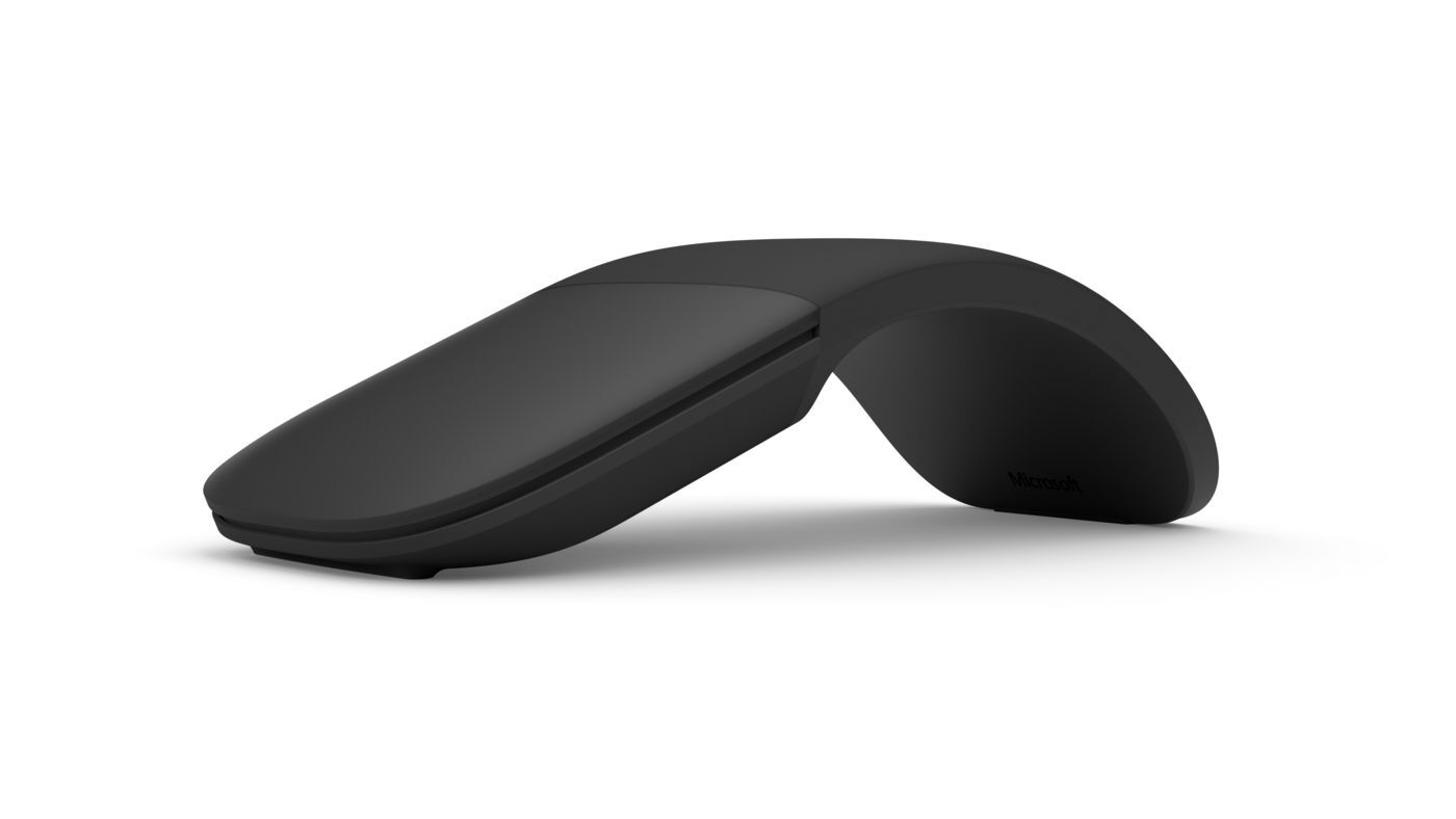 Microsoft Surface Arc Maus | Bluetooth | 2 Tasten | Schwarz