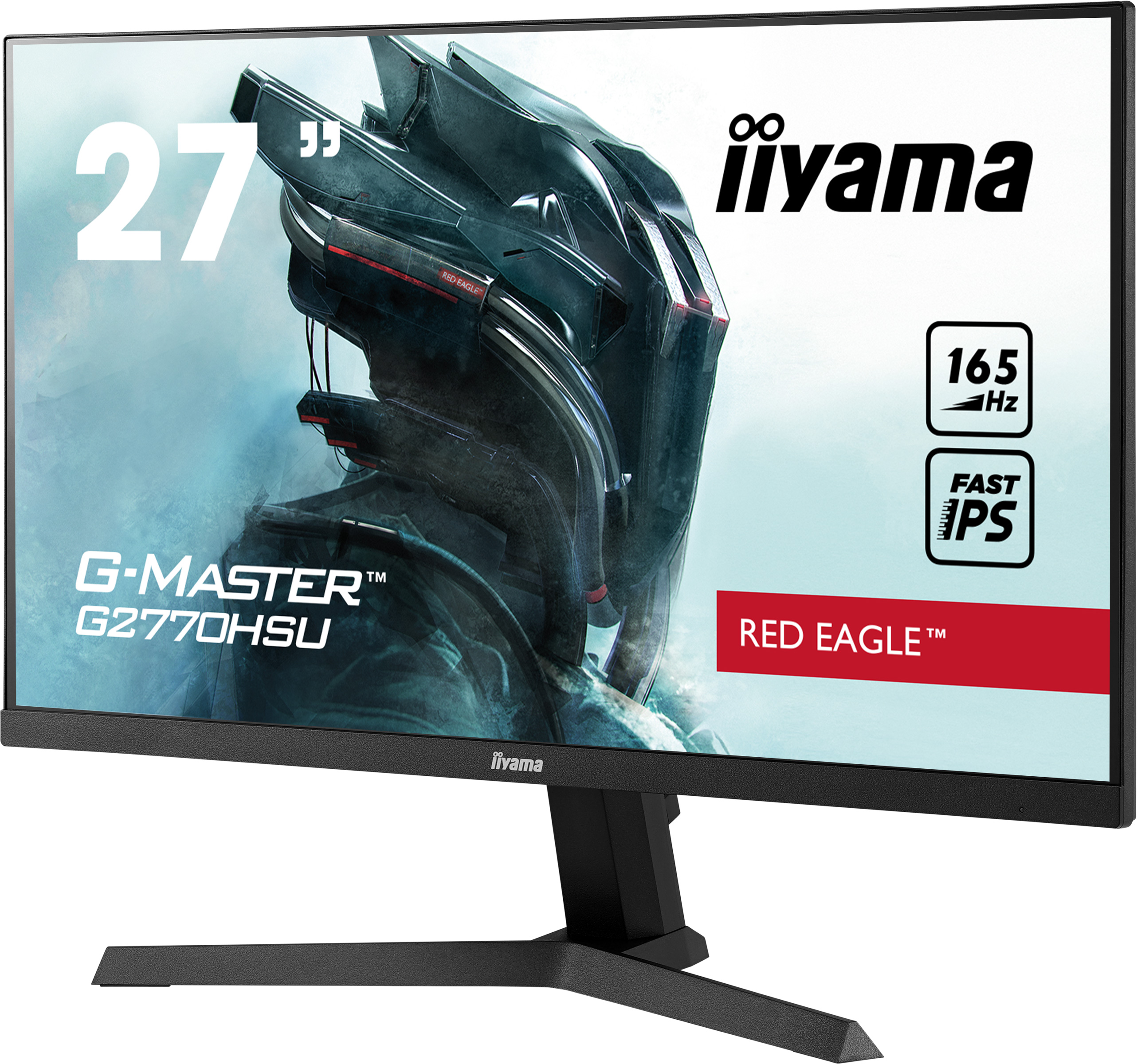 Iiyama G-MASTER G2770HSU-B1 RED EAGLE | 27" | 1920 x 1080 @165Hz (2.1 megapixel Full HD, DisplayPort) | Gaming Monitor