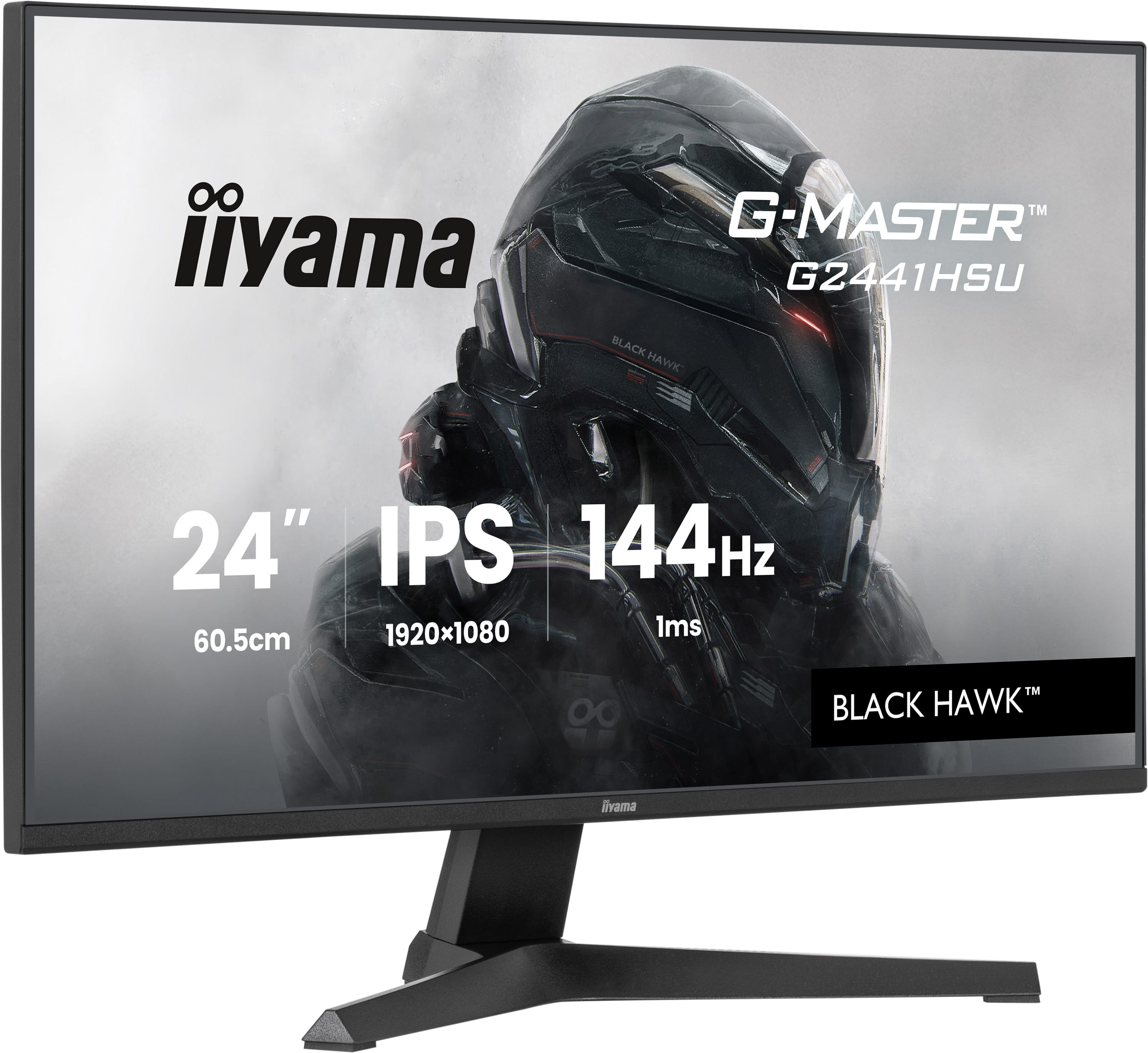 Iiyama G-MASTER G2441HSU-B1 | 24" Gaming Monitor IPS 144Hz 1ms MPRT Full HD FreeSync Black Tuner