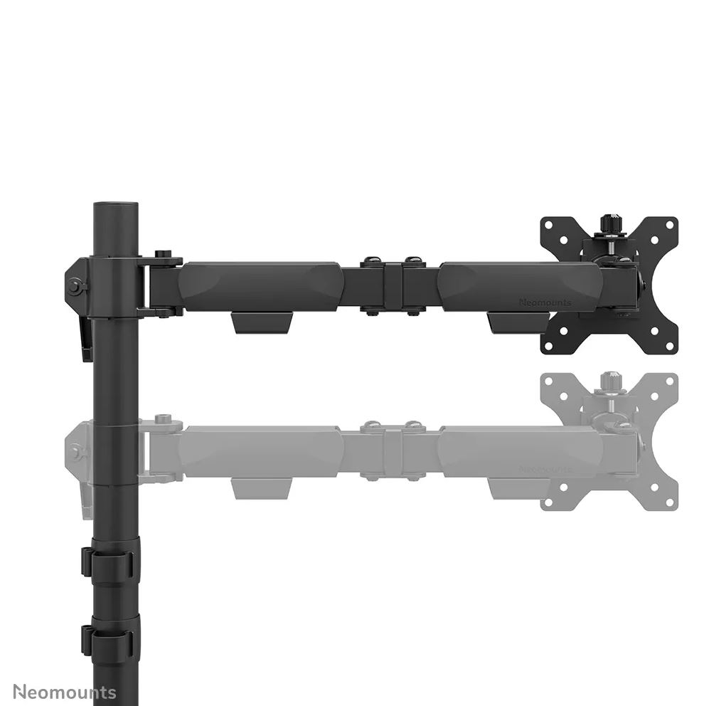 Neomounts DS60-600BL1 Monitorarm 10-32" - Quick Fix - 180°-Stopp