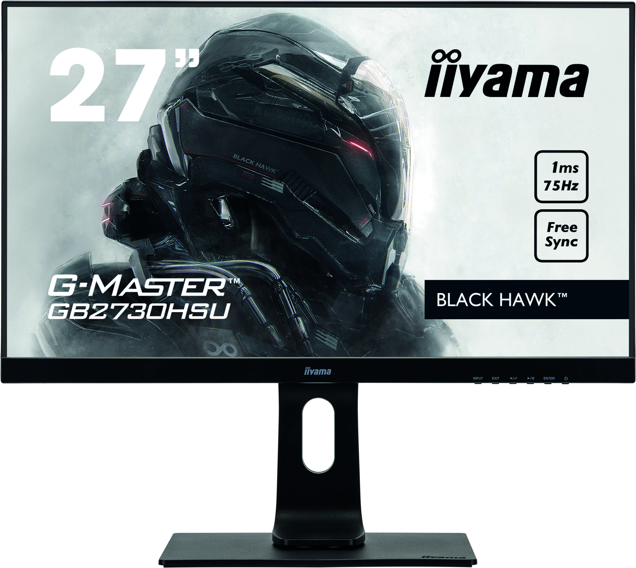 Iiyama G-MASTER GB2730HSU-B1 BLACK HAWK  | 27" | 75hz | Gaming Monitor