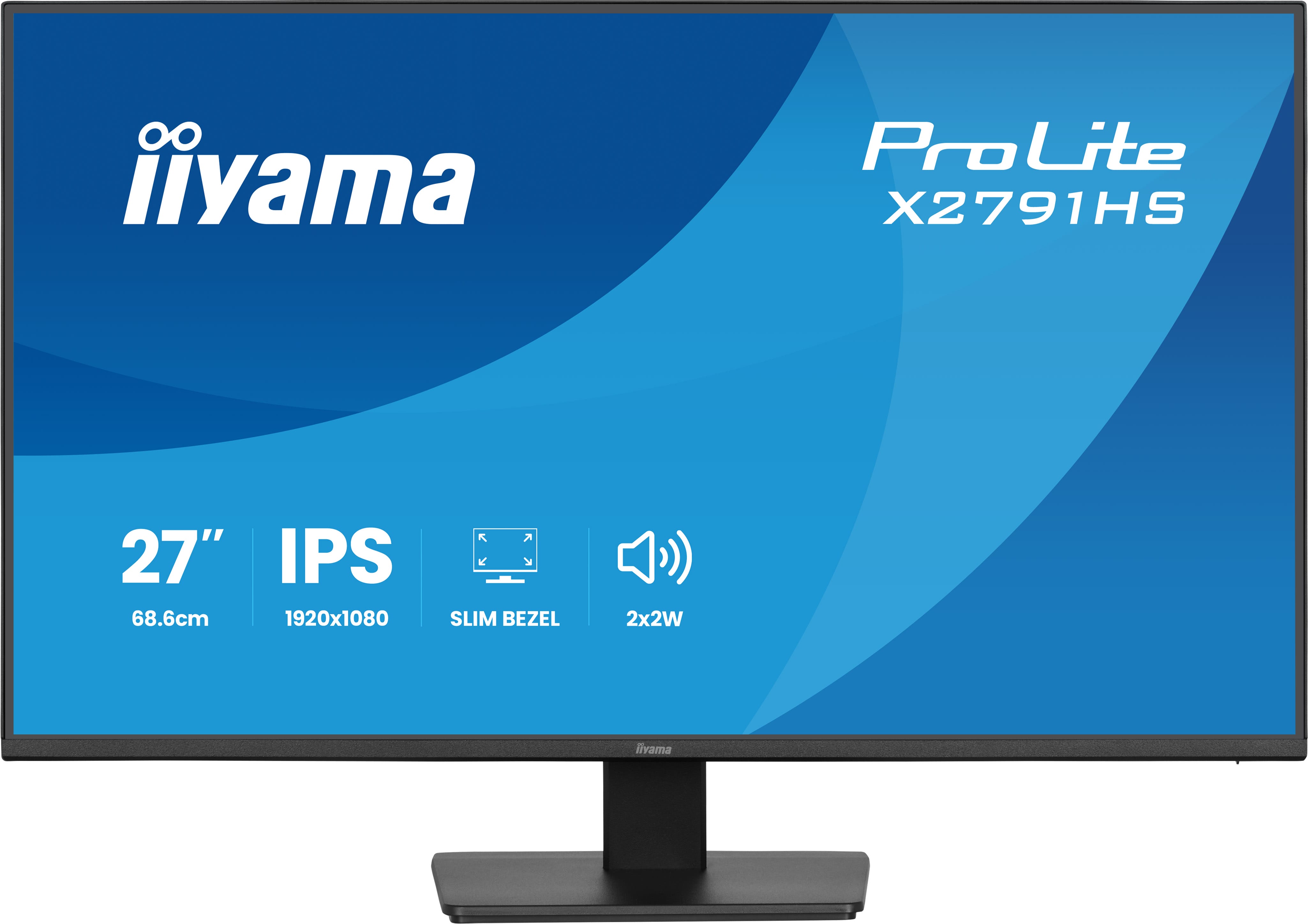 Iiyama ProLite X2791HS-B1 | 27" IPS Full HD Monitor 120 Hz Eye-Care flimmerfrei