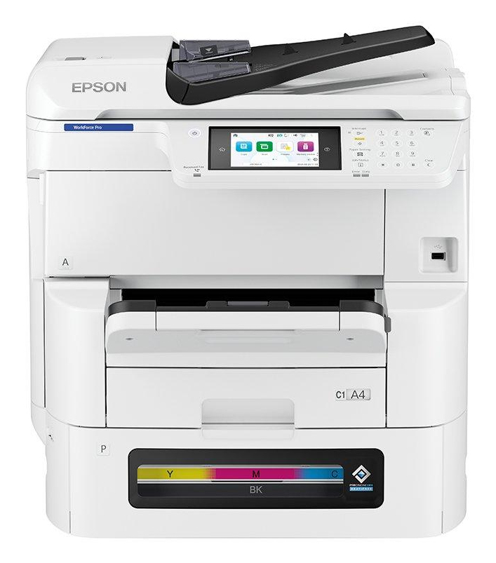 Epson Multifunktionsdrucker Tinte Farbe WorkForce Pro EM-C8101RDWF