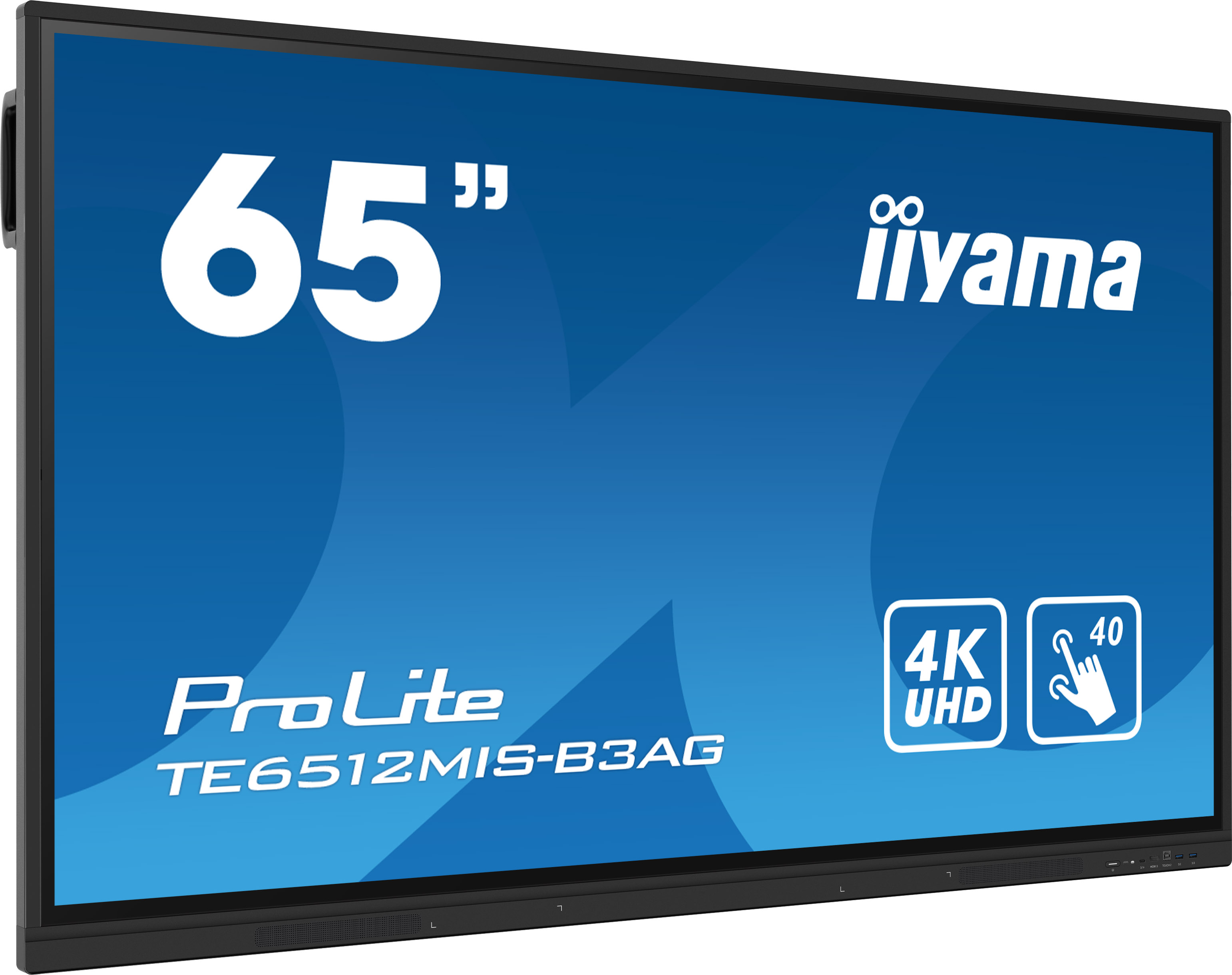 Iiyama ProLite TE6512MIS-B3AG | 65" UHD Touchscreen für hybrides Arbeiten & Lernen Iiyama ProLite TE6512MIS-B3AG | 65" UHD Touchscreen für hybrides Arbeiten & Lernen