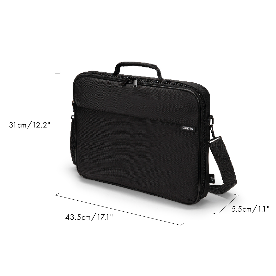 DICOTA ONE Multi - Notebook-Tasche - praktisch, mit Schutz - 43.9 cm - 15" - 17.3" - Schwarz