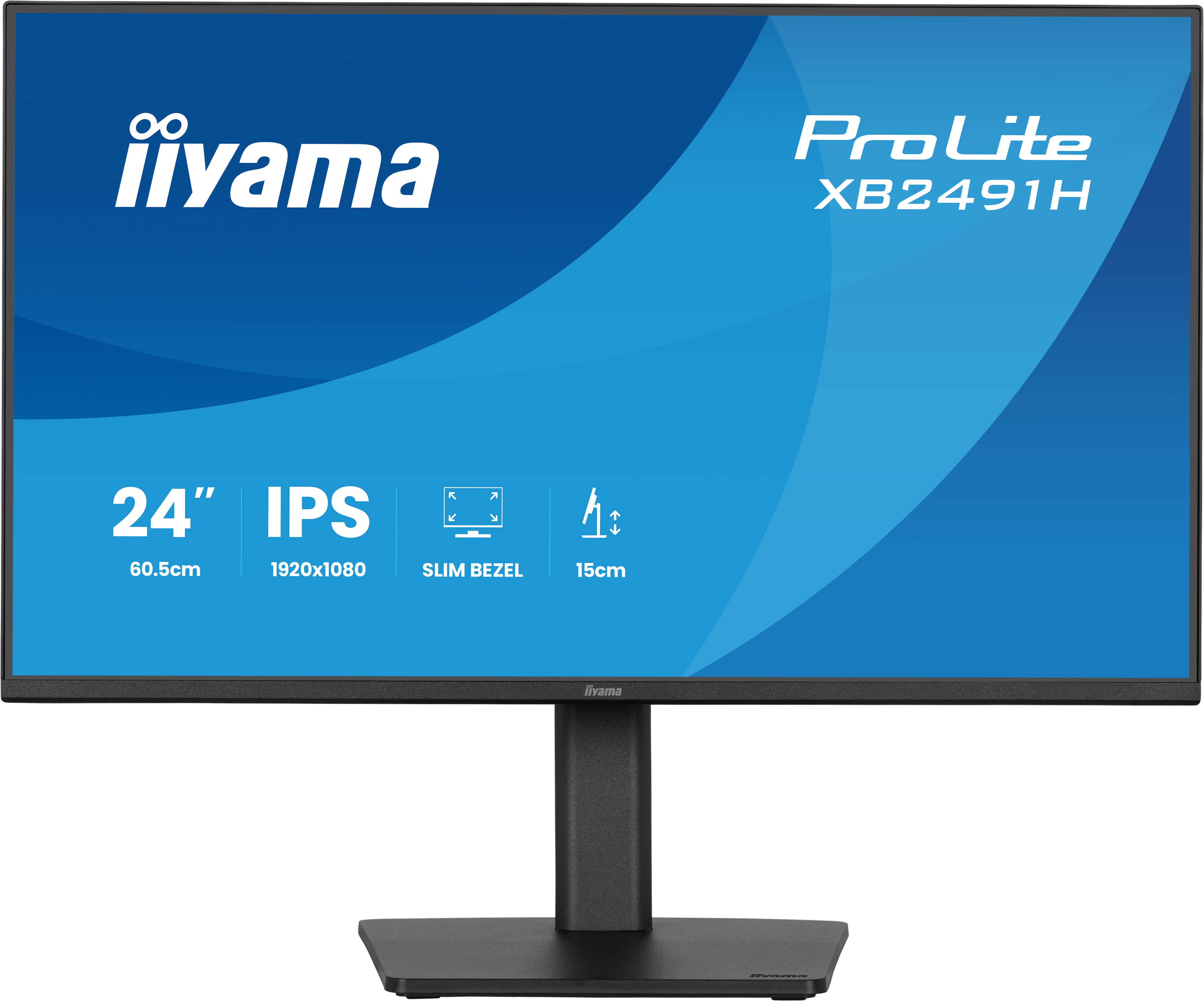 Iiyama ProLite XB2491H-B1 | 24" Ergonomischer IPS Monitor Full HD