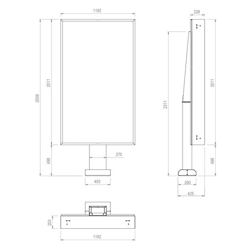 Hagor ScreenOut® OH 85 Portrait