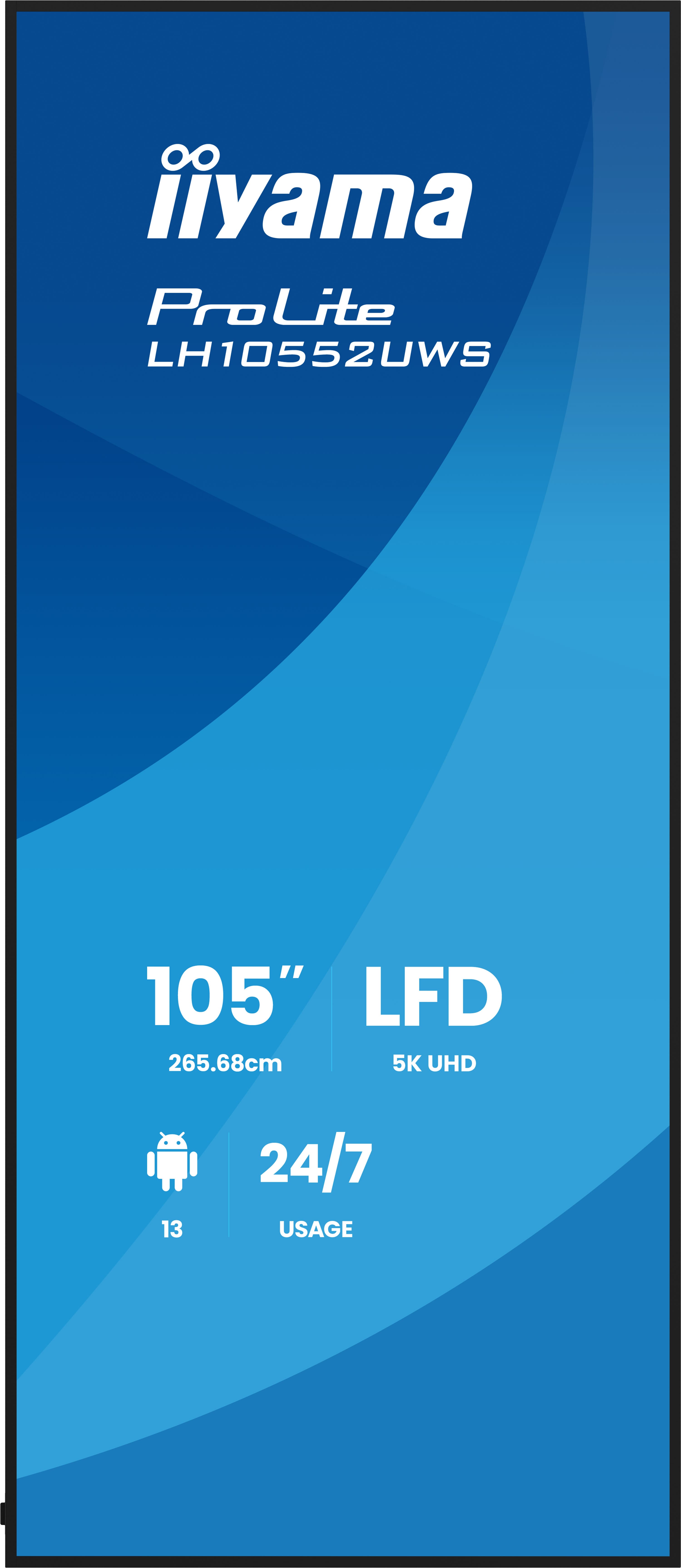 Iiyama ProLite LH10552UWS-B1AG | 105" | 5K | Indoor Display