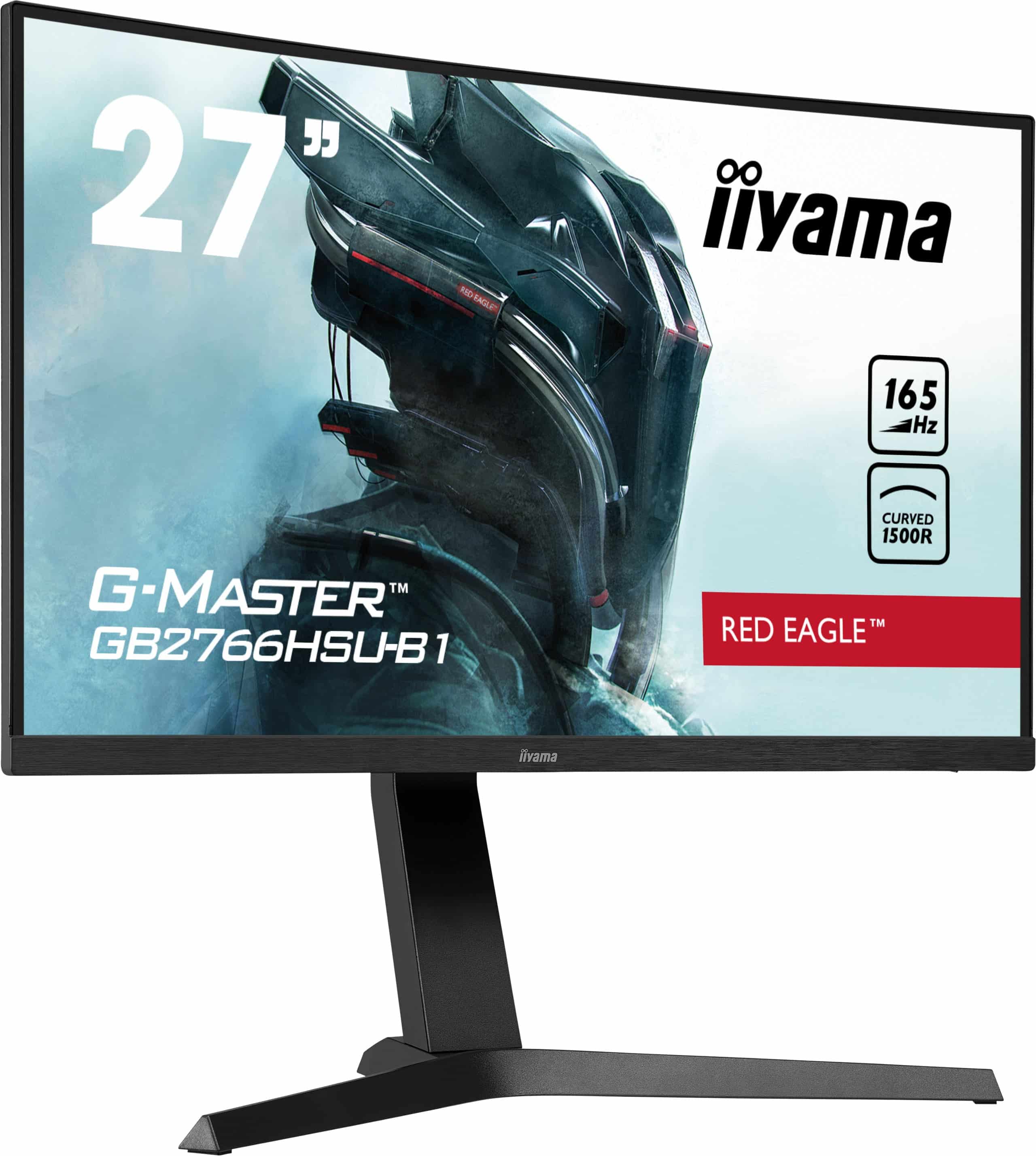 Iiyama G-MASTER GB2766HSU-B1 RED EAGLE | 27" | Full HD | 165Hz | Curved-Gaming-Monitor