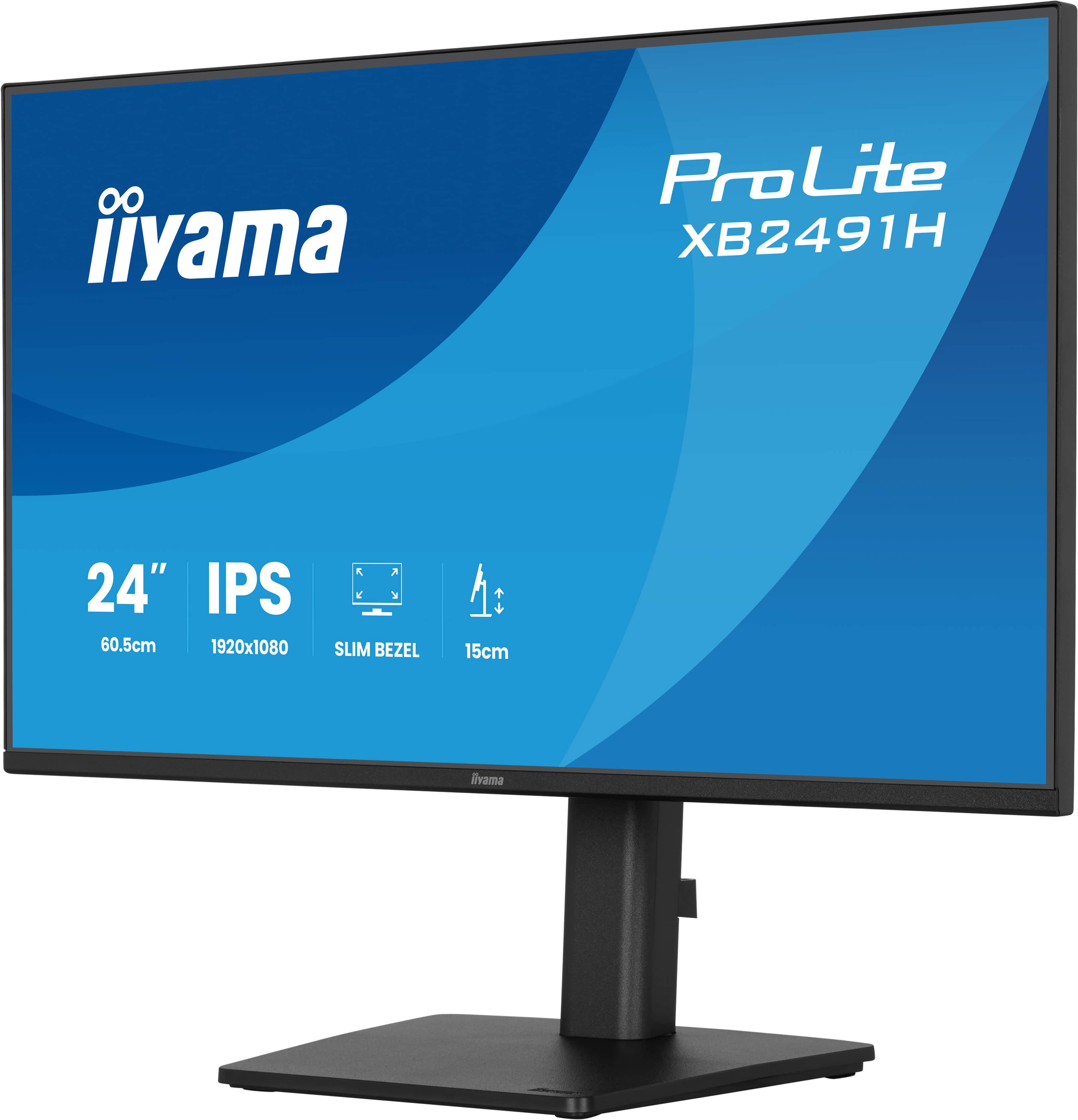 Iiyama ProLite XB2491H-B1 | 24" Ergonomischer IPS Monitor Full HD