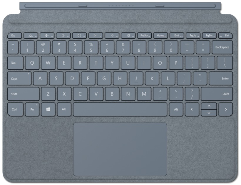 Microsoft Surface Go Sign Type Cover | Eisblau | Für die Surface Go Serie