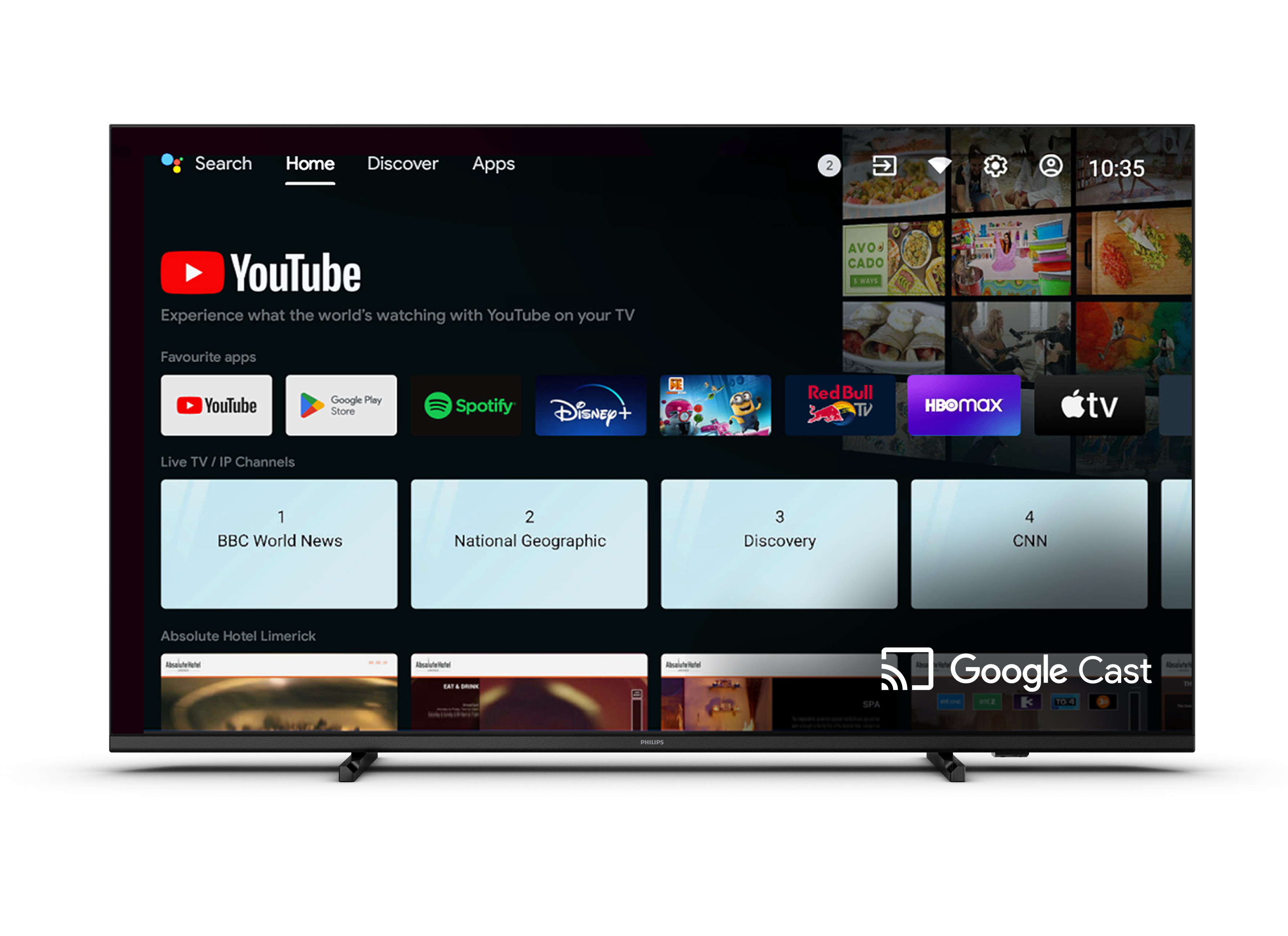 Philips 55 Zoll 55HFL4518U/12 Smart Hotel-TV 4K UHD – Serie 4518