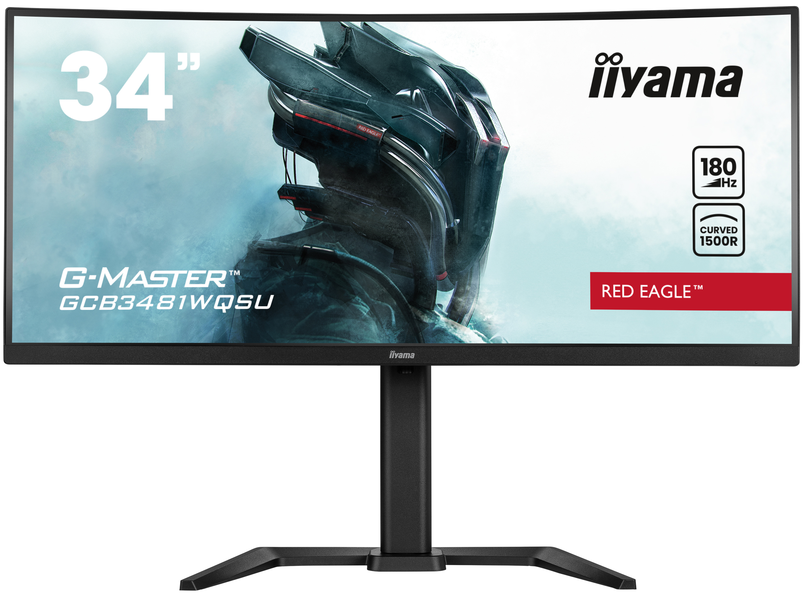 Iiyama G-MASTER GCB3481WQSU-B1 RED EAGLE | 34" Iiyama G-MASTER GCB3481WQSU-B1 RED EAGLE | 34"