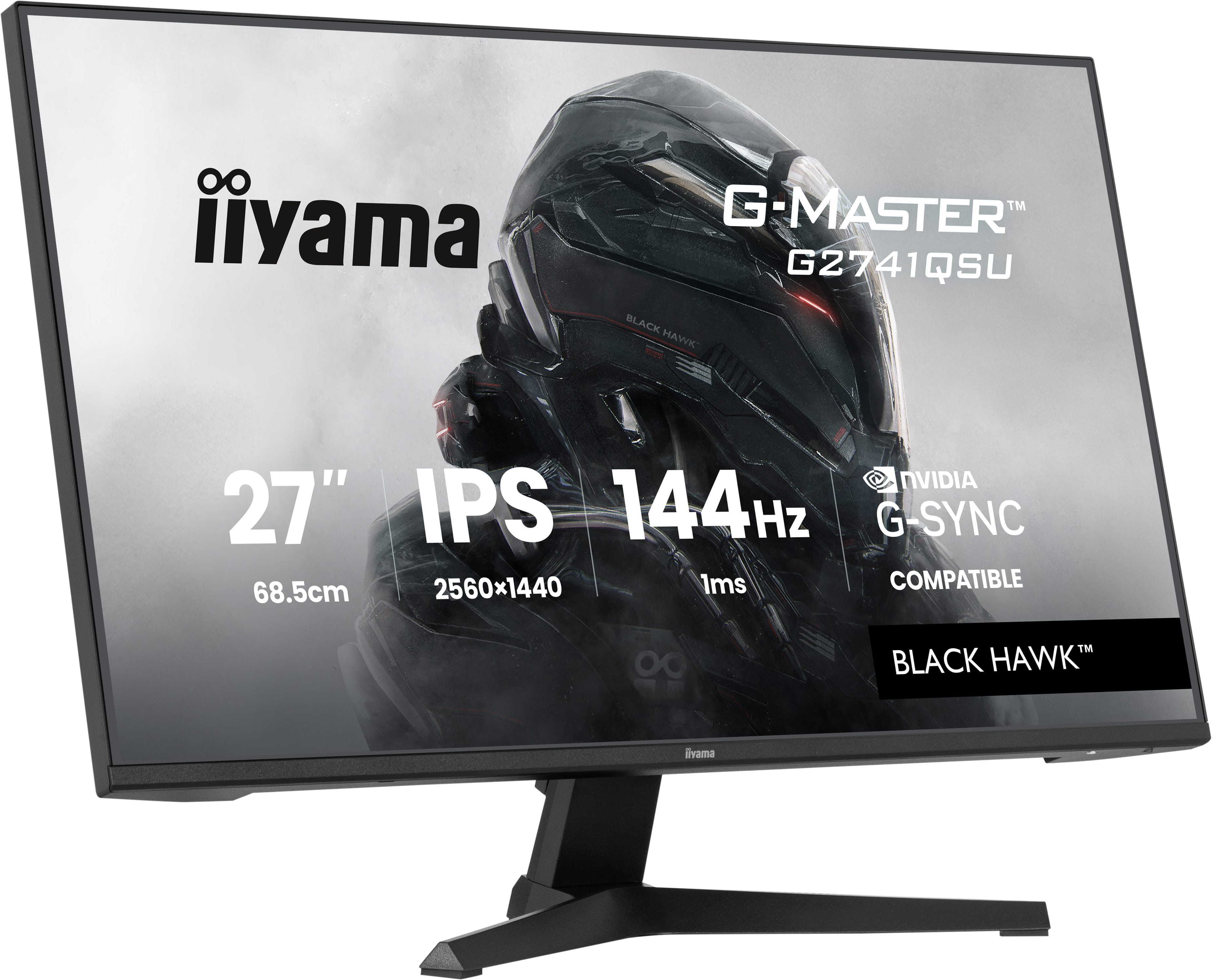 Iiyama G-MASTER G2741QSU-B1 | 27" QHD IPS Gaming Monitor mit 144 Hz