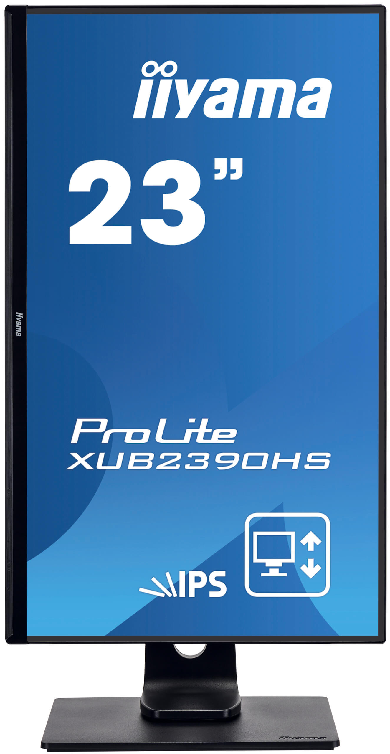 Iiyama ProLite XUB2390HS-B1 | 23" | IPS-Panel Monitor mit einer Auflösung von 1920 x 1200 und höhenverstellbarem Standfuß