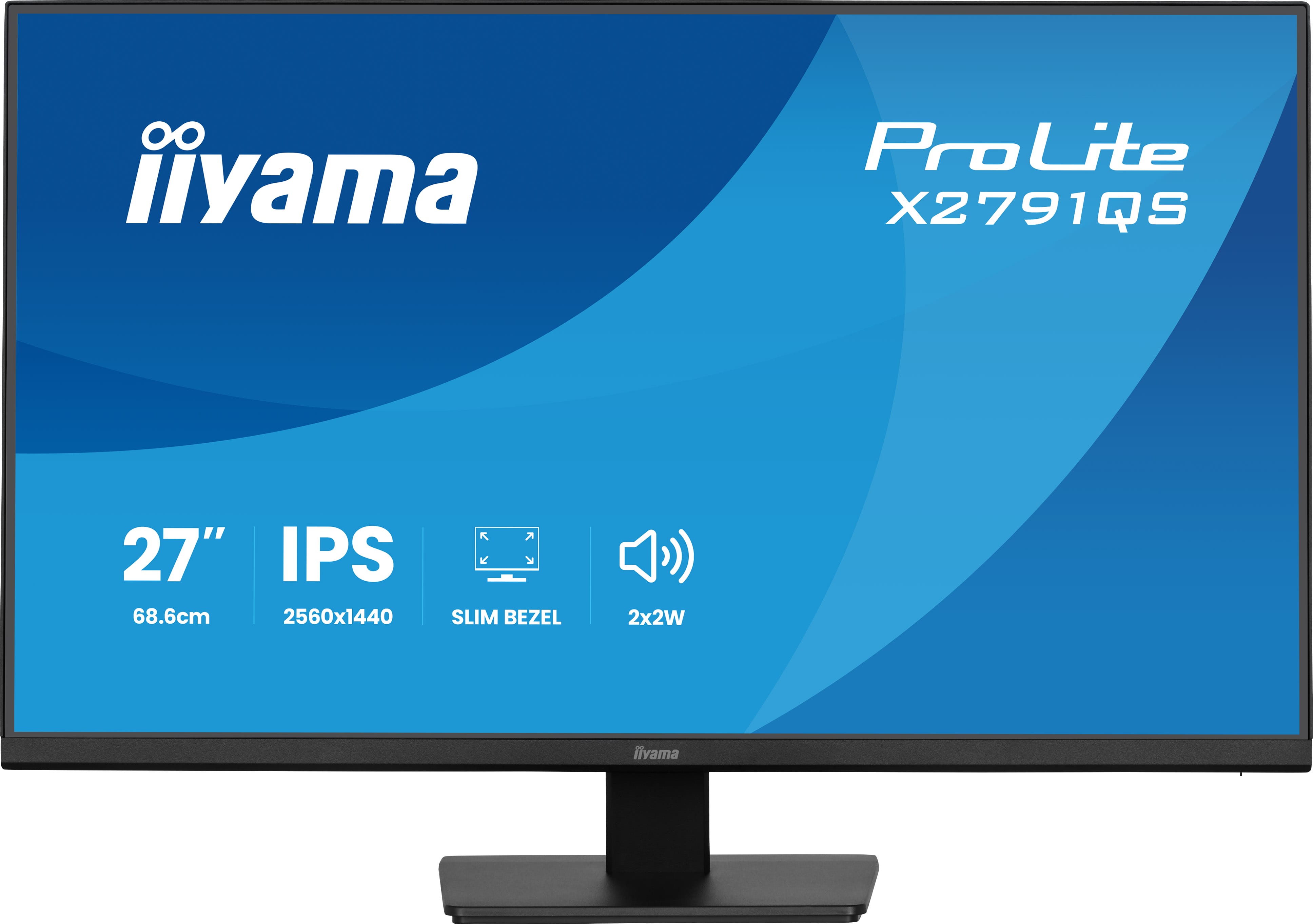 Iiyama ProLite X2791QS-B1 | 27" QHD IPS Monitor Slim Design für Office & Multitasking