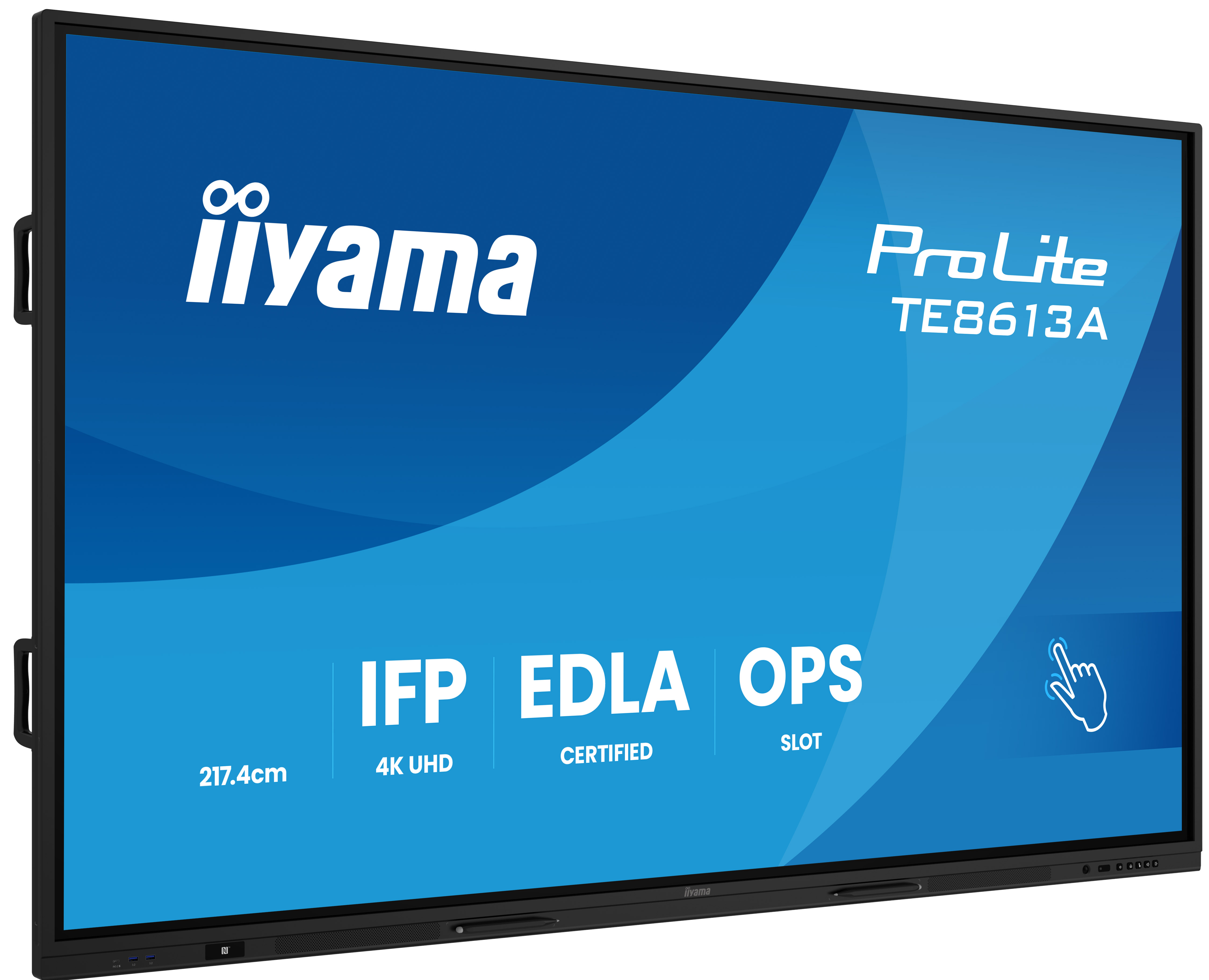 Iiyama ProLite TE8613A-B3AG | 86" | 4K UHD | Whiteboard Display