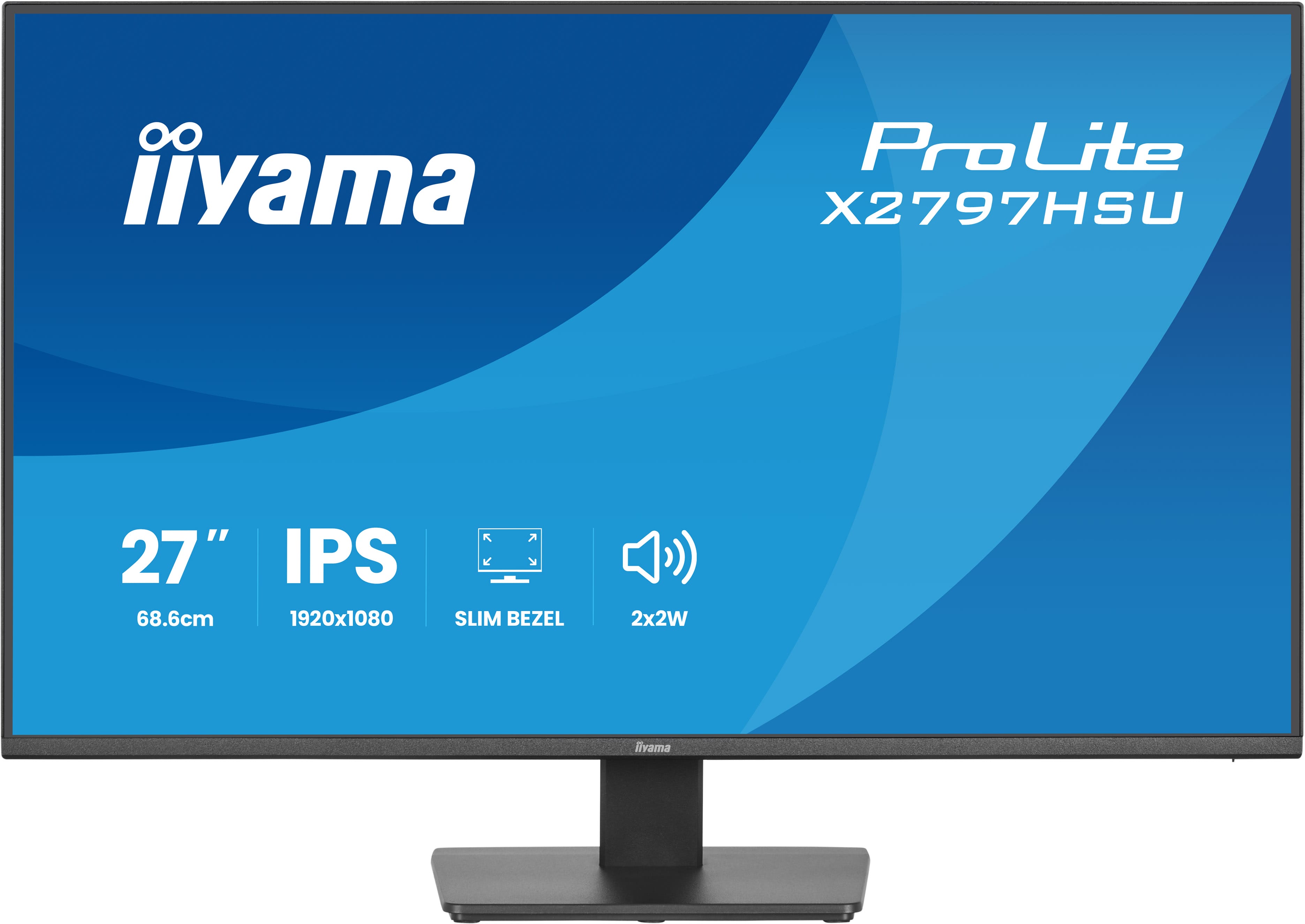 Iiyama ProLite X2797HSU-B1 | 27" IPS Monitor mit 120 Hz, USB-Hub, Lautsprechern & Augenkomfort