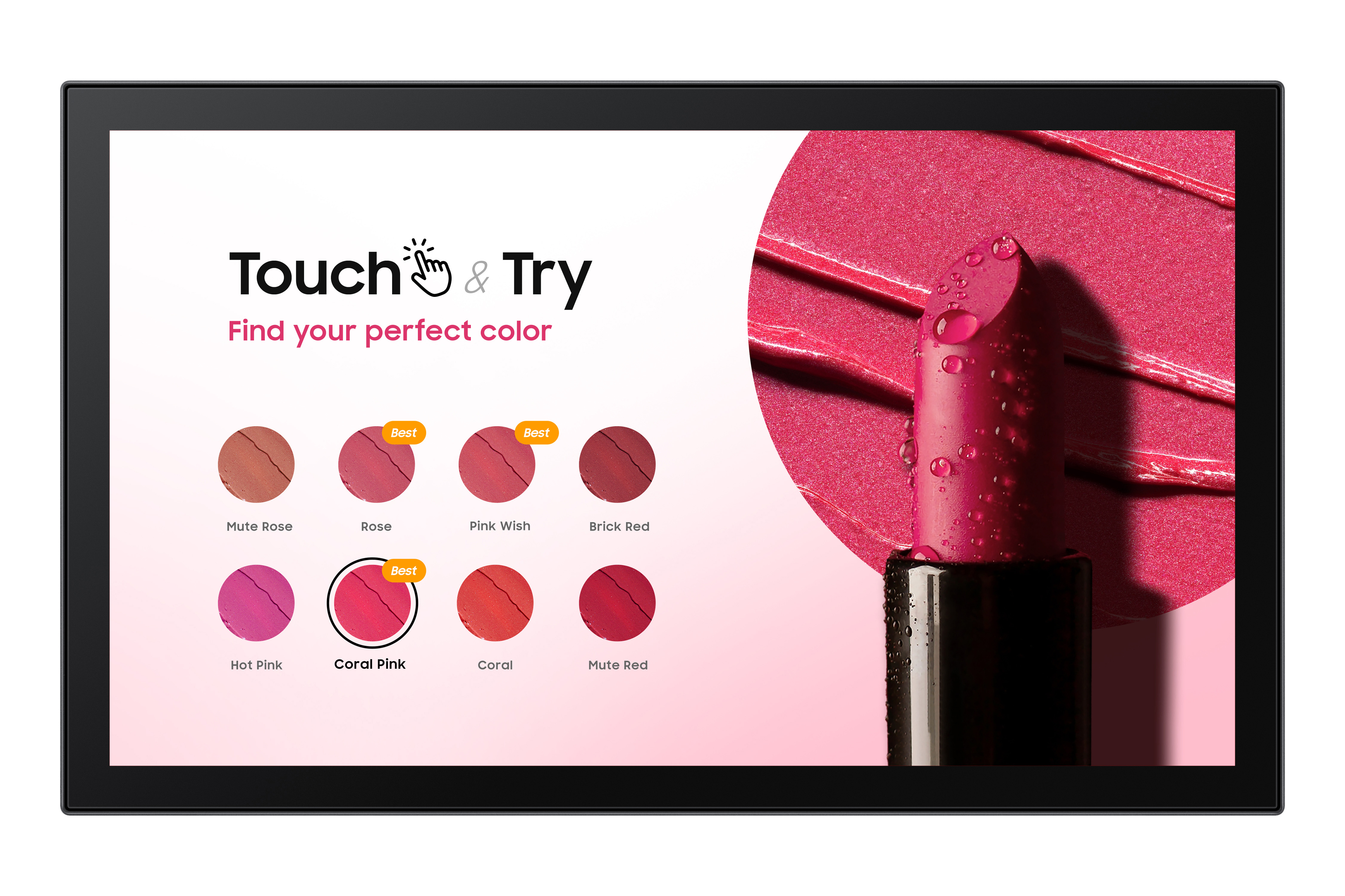 Samsung QB13C-T | 13 Zoll | 500 cd/m² | Full HD | 1920 x 1080 Pixel | 16/7 Touchscreen