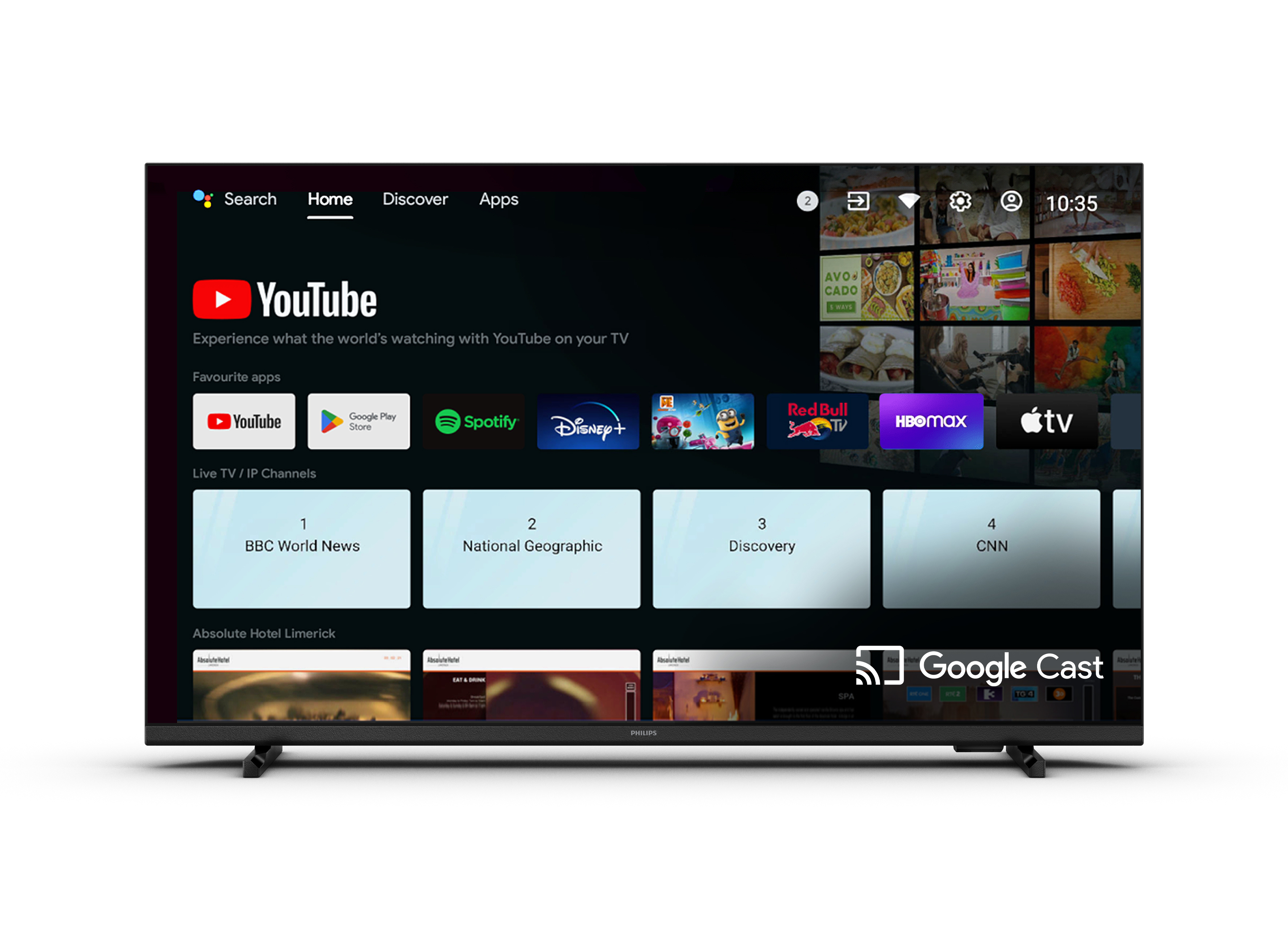 Philips 43 Zoll 43HFL4518U/12 Smart Hotel-TV 4K UHD – Serie 4518