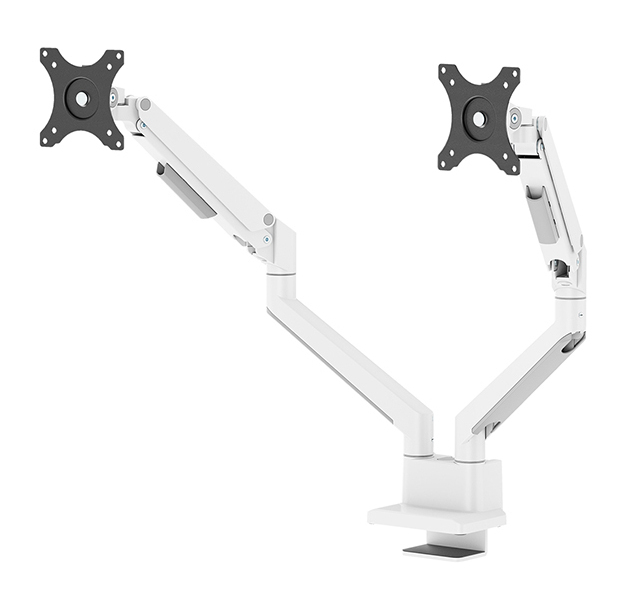 Neomounts DS70-250WH2 Monitorarm 17-32" - Gasfeder - Topfix - 180°-Stopp