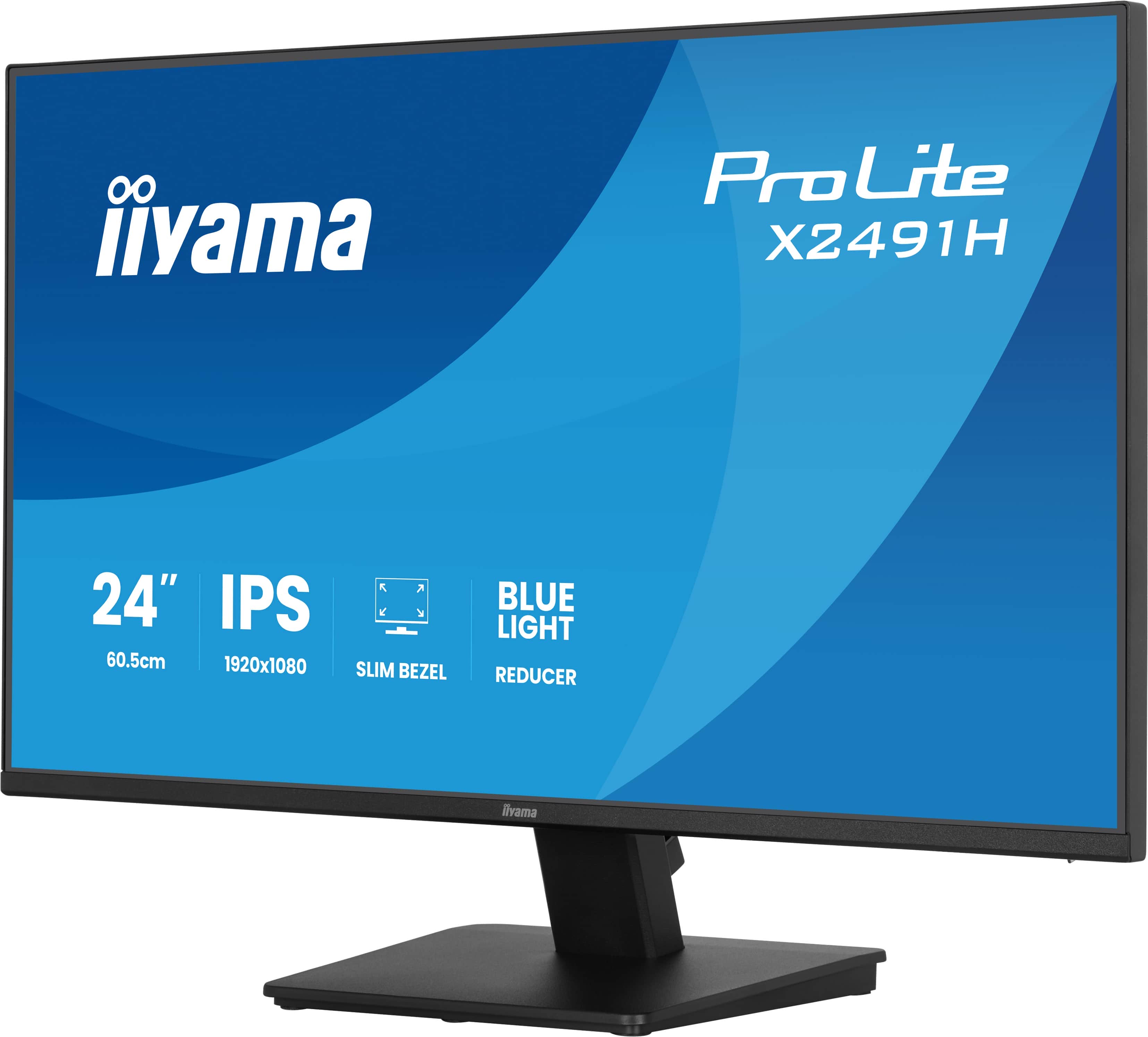 Iiyama ProLite X2491H-B1 | 24" Full HD IPS Monitor Full HD 1920x1080 120Hz 1ms HDMI DisplayPort