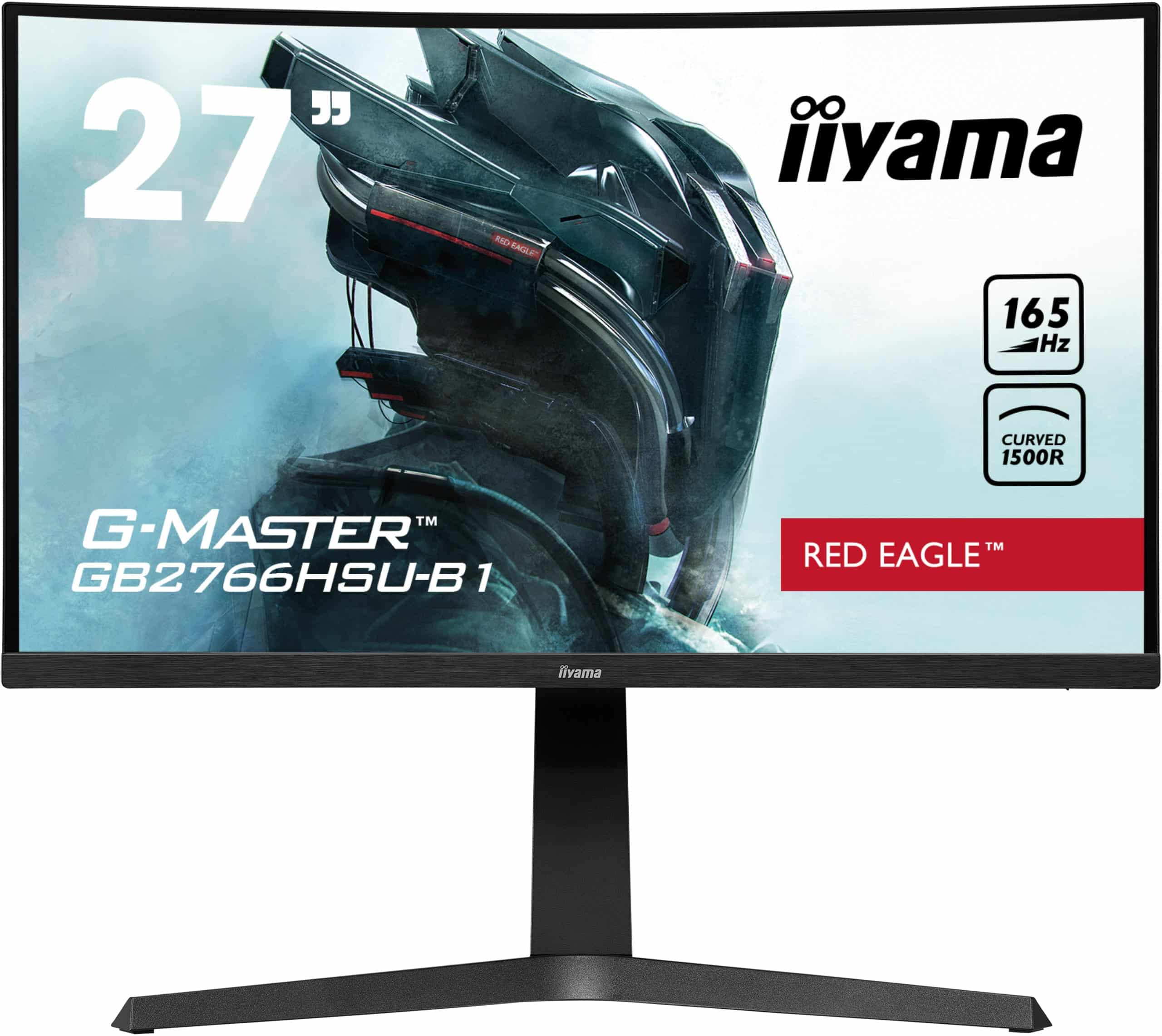 Iiyama G-MASTER GB2766HSU-B1 RED EAGLE | 27" | Full HD | 165Hz | Curved-Gaming-Monitor | Ausstelungsgerät