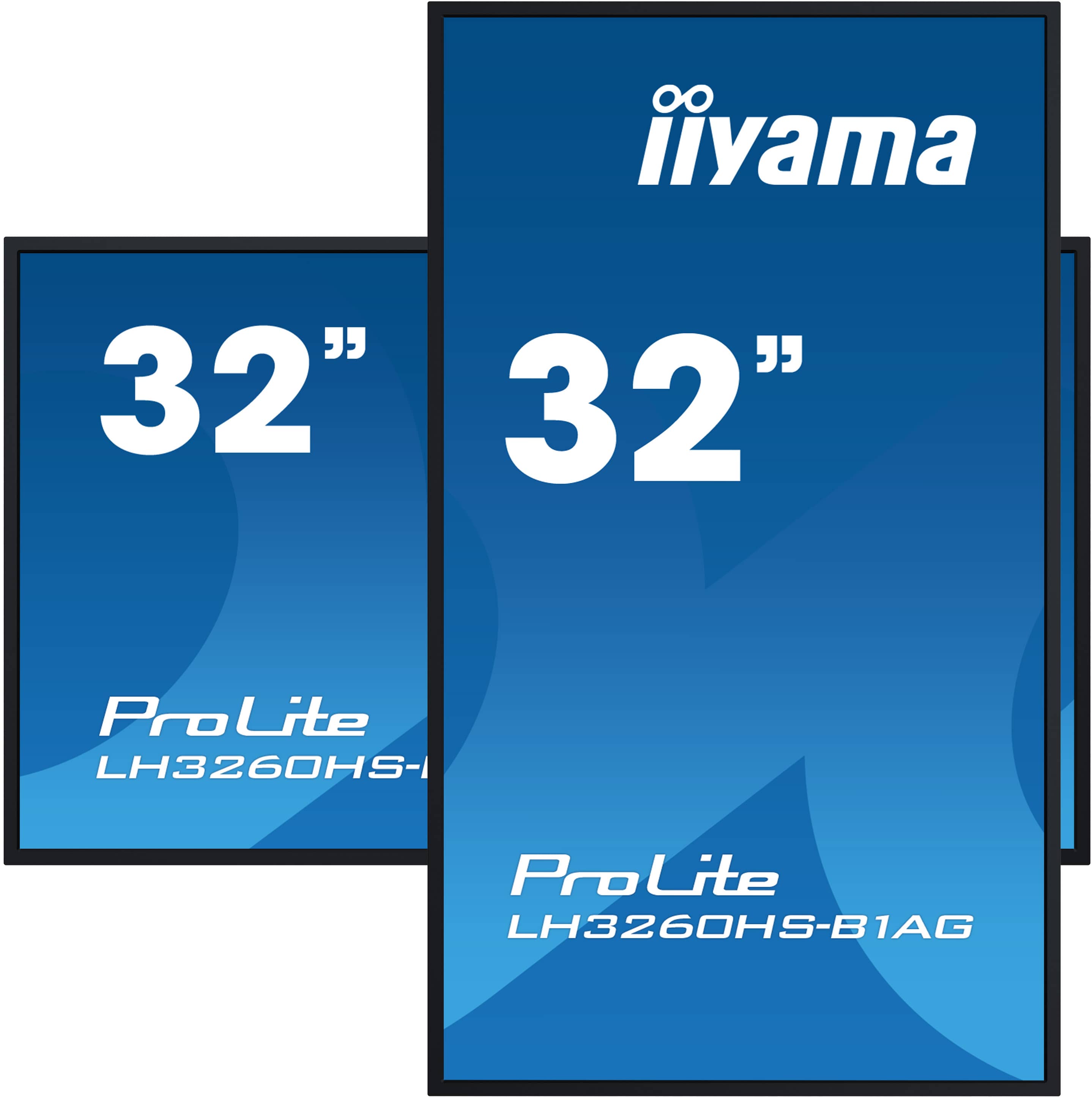 Iiyama ProLite LH3260HS-B1AG | Professionelles 32″ Full HD Digital Signage – 500 cd/m², Android 11, iiSignage², FailOver, 24/7, Quer- & Hochformat