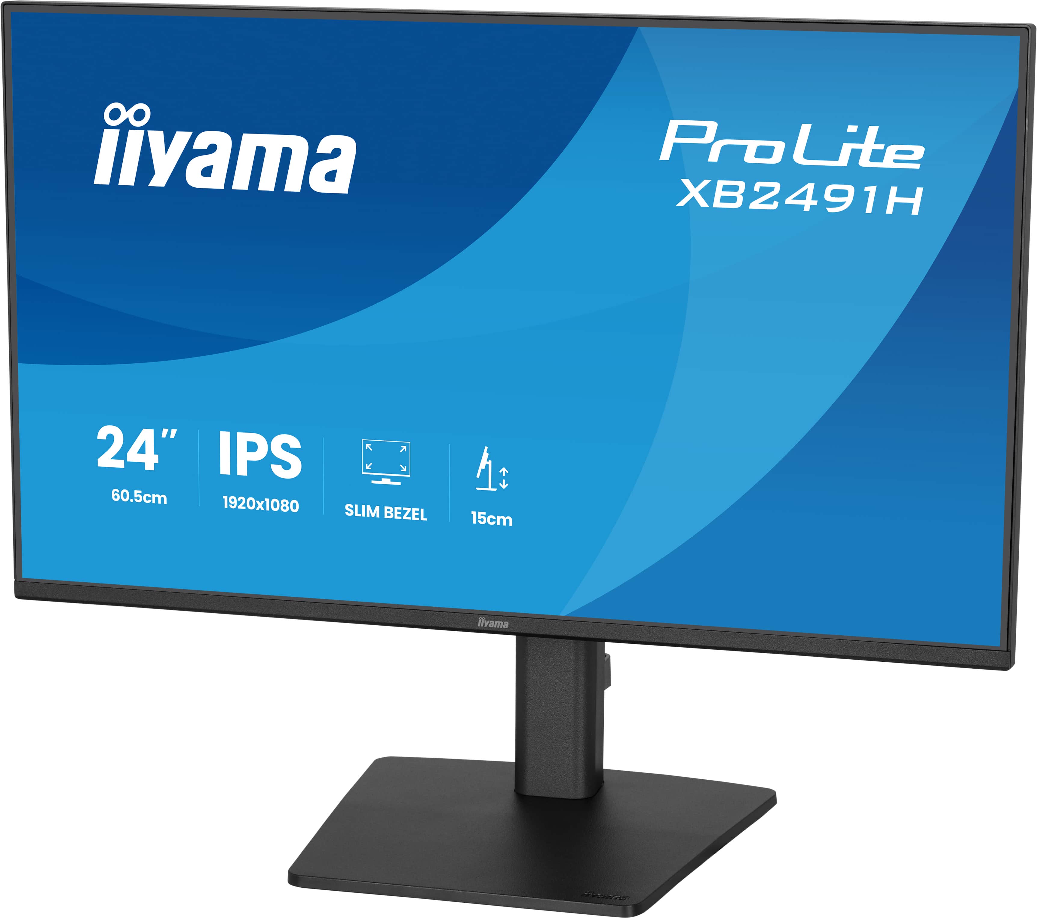 Iiyama ProLite XB2491H-B1 | 24" Ergonomischer IPS Monitor Full HD