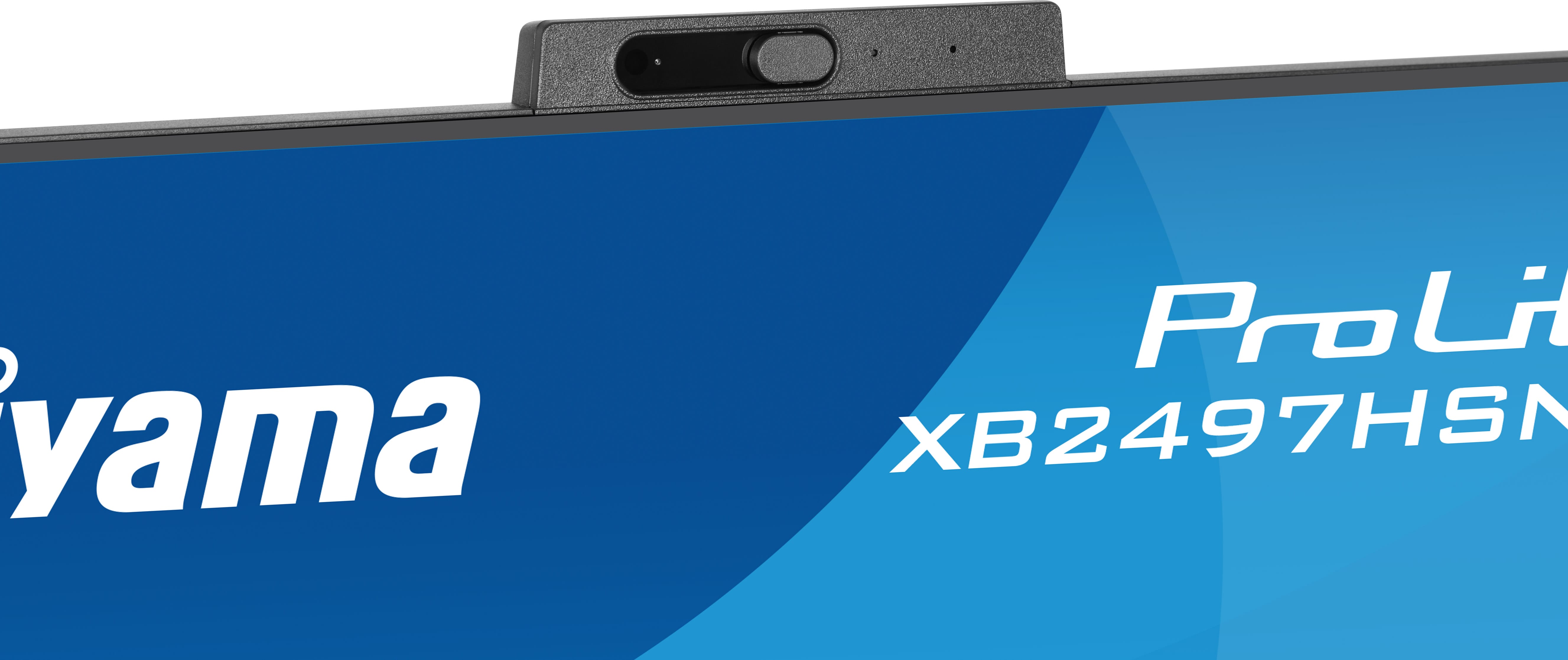iiyama ProLite XB2497HSNH-B1 | 24" IPS Monitor Full HD 100Hz USB-C Dock Webcam LAN ergonomisch