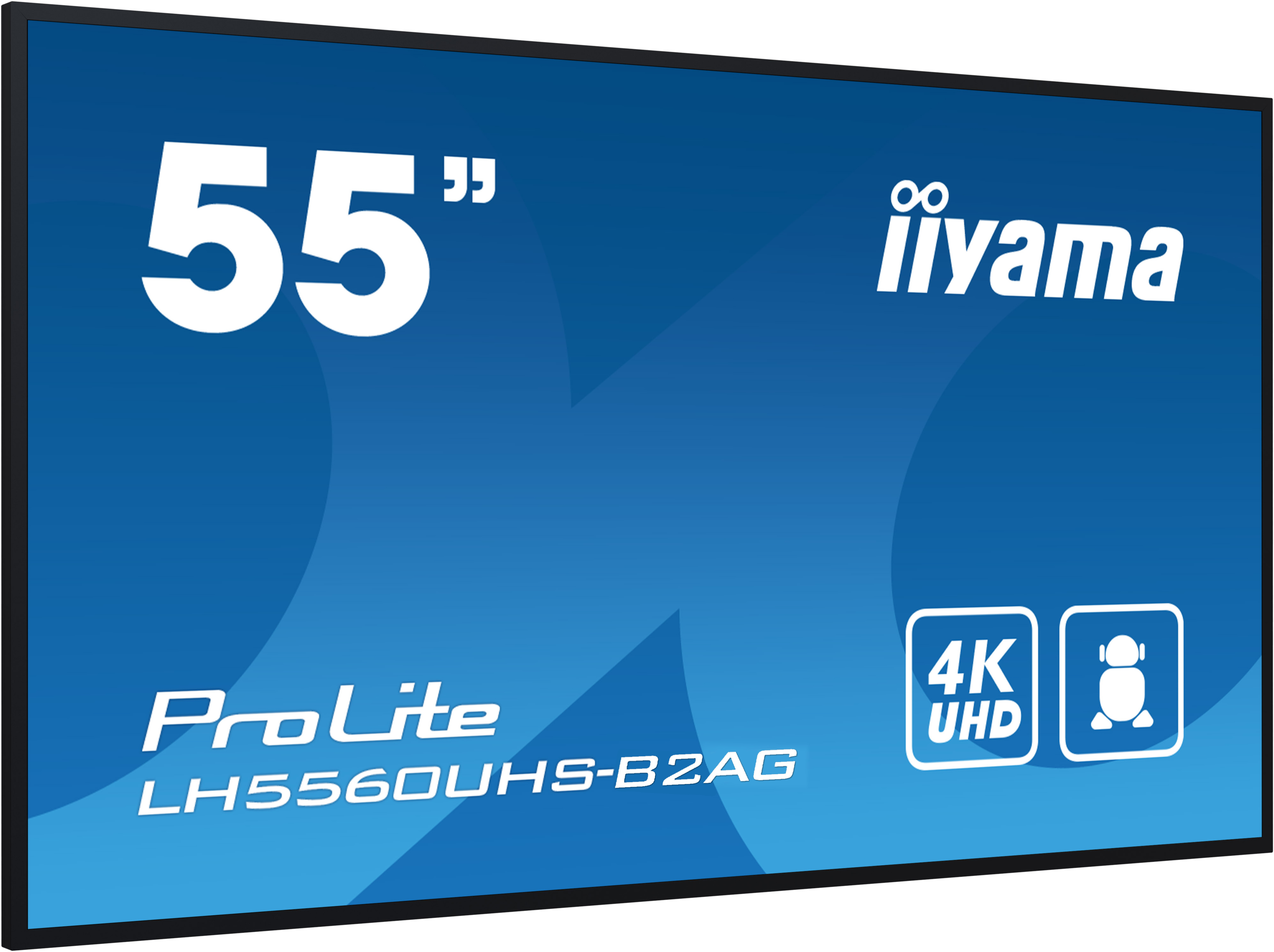 Iiyama ProLite LH5560UHS-B2AG | 55" SLIM 4K UHD Digital-Signage-Display mit Android 11, 24/7-Betrieb Iiyama ProLite LH5560UHS-B2AG | 55" SLIM 4K UHD Digital-Signage-Display mit Android 11, 24/7-Betrieb