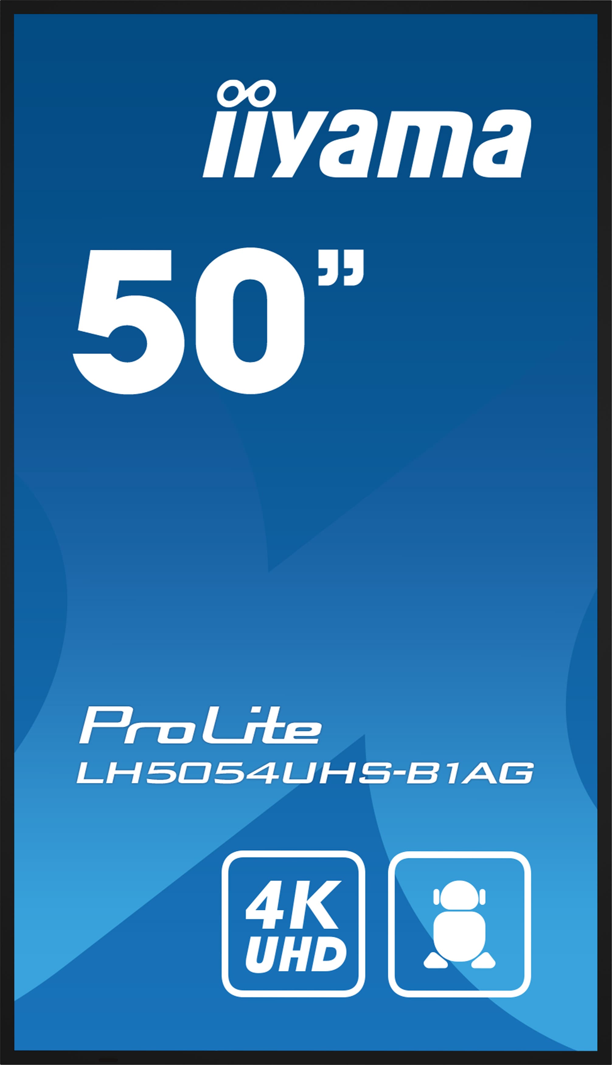 Iiyama ProLite LH5054UHS-B1AG | ᠎49.5" | 4K | 24/7 | professionelles Digital Signage Display