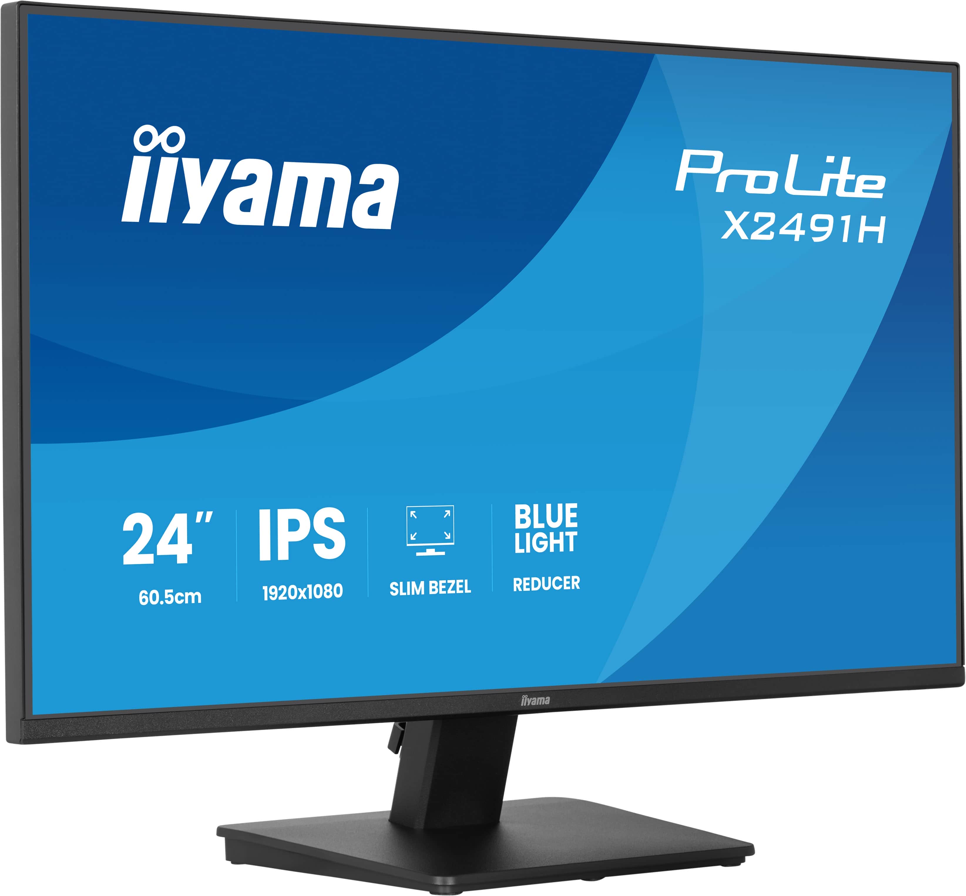 Iiyama ProLite X2491H-B1 | 24" Full HD IPS Monitor Full HD 1920x1080 120Hz 1ms HDMI DisplayPort