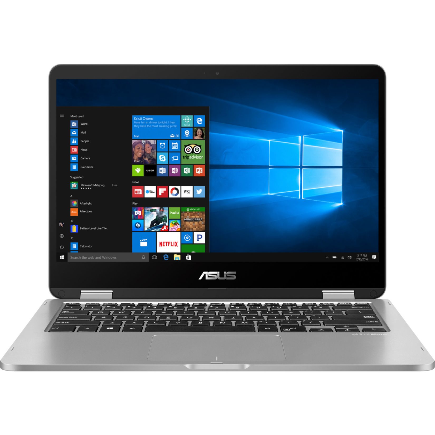 ASUS VivoBook Flip 14 | 14" HD Ready | N4020 | 4GB | 128GB eMMC | W10P | Notebook